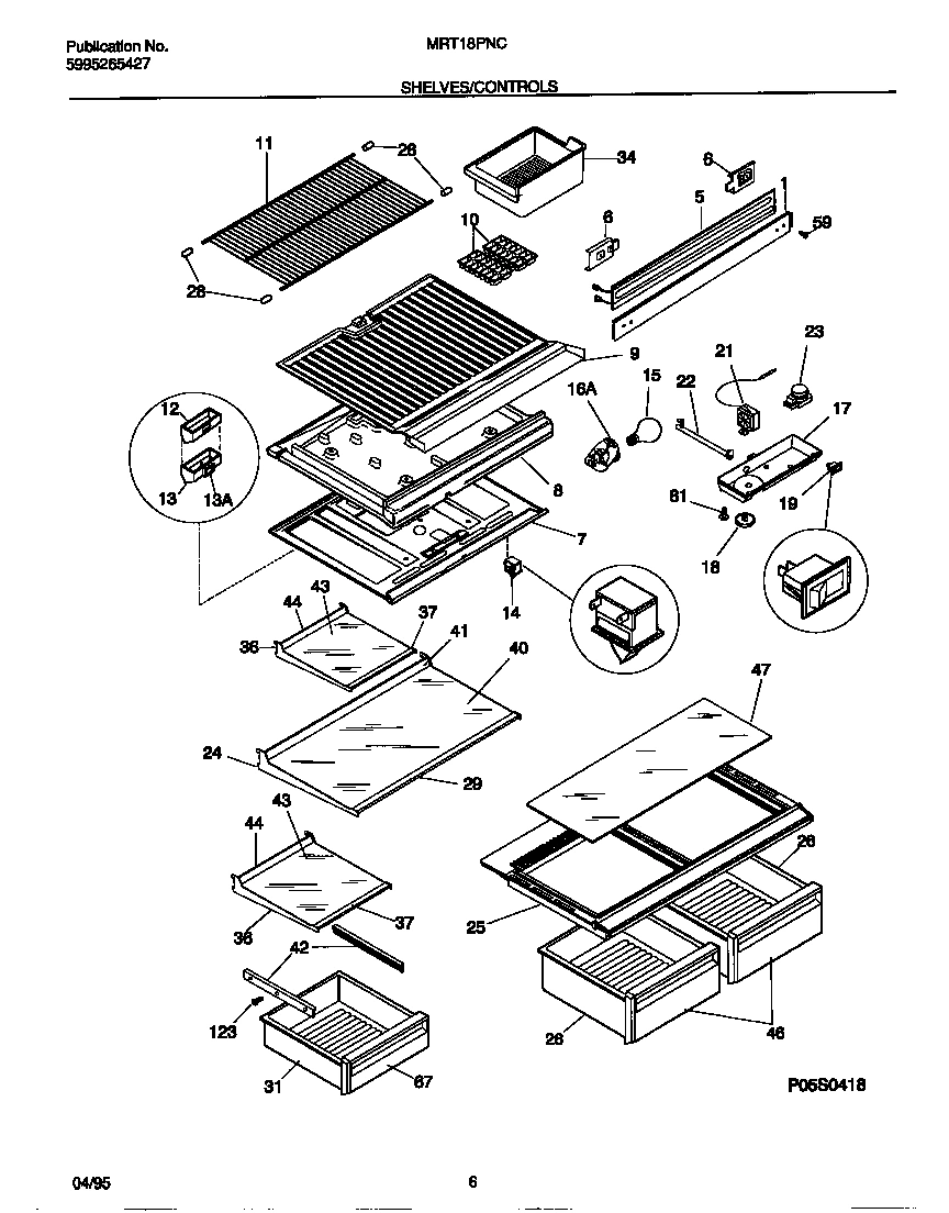 04 - SHELVES/CONTROLS