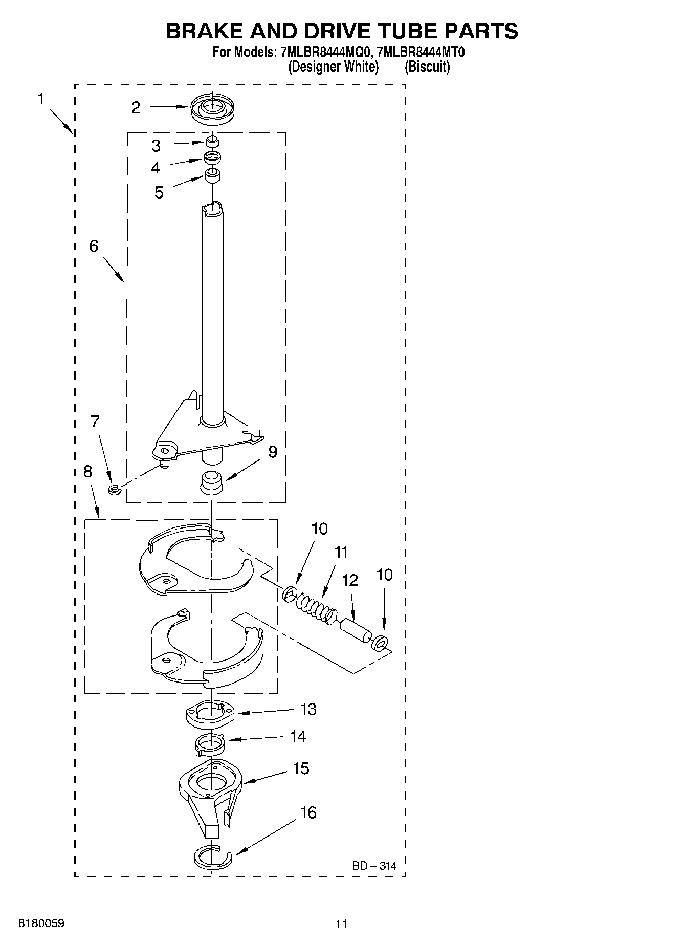 07 - BRAKE AND DRIVE TUBE PARTS