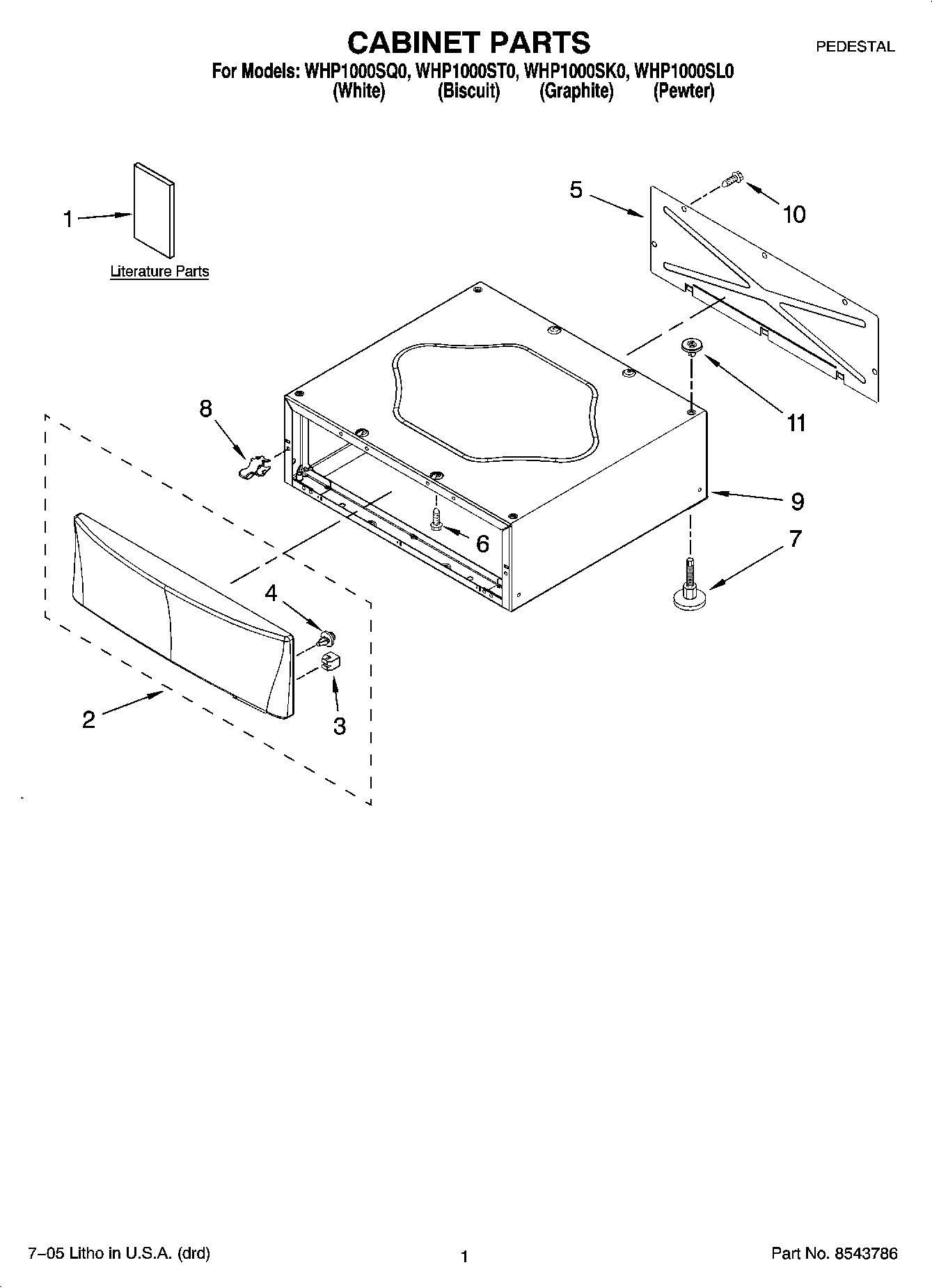 01 - CABINET PARTS