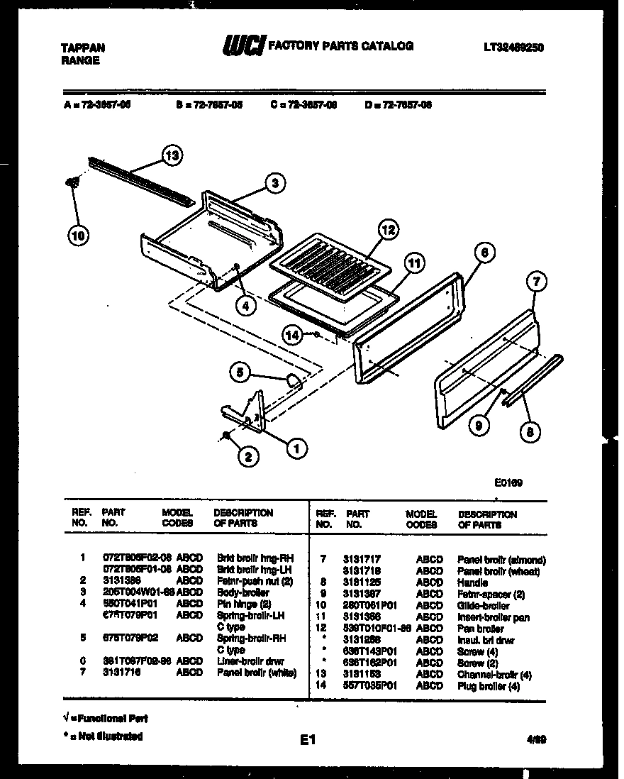 05 - BROILER DRAWER PARTS