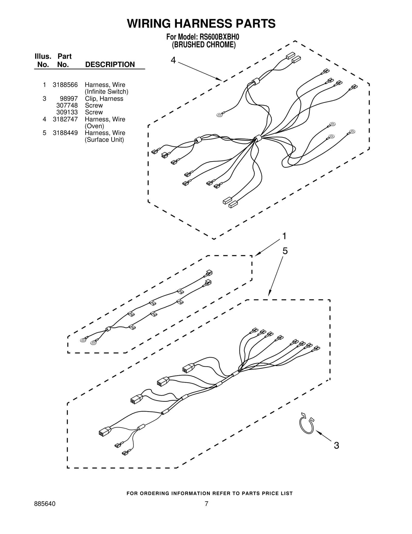 WIRING HARNESS PARTS