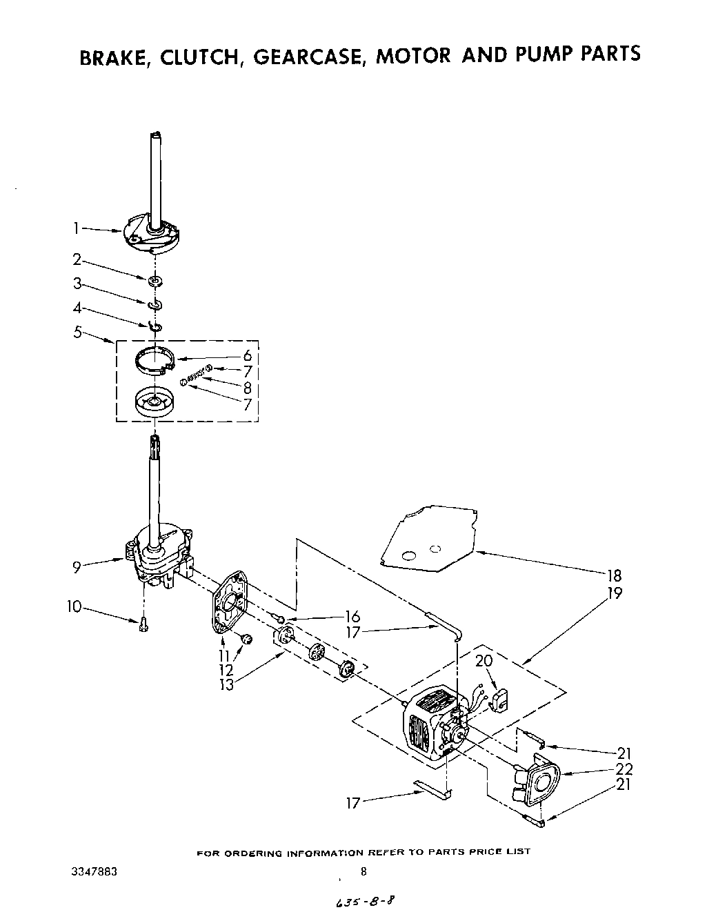 06 - BRAKE, CLUTCH, GEARCASE, MOTOR AND PUMP