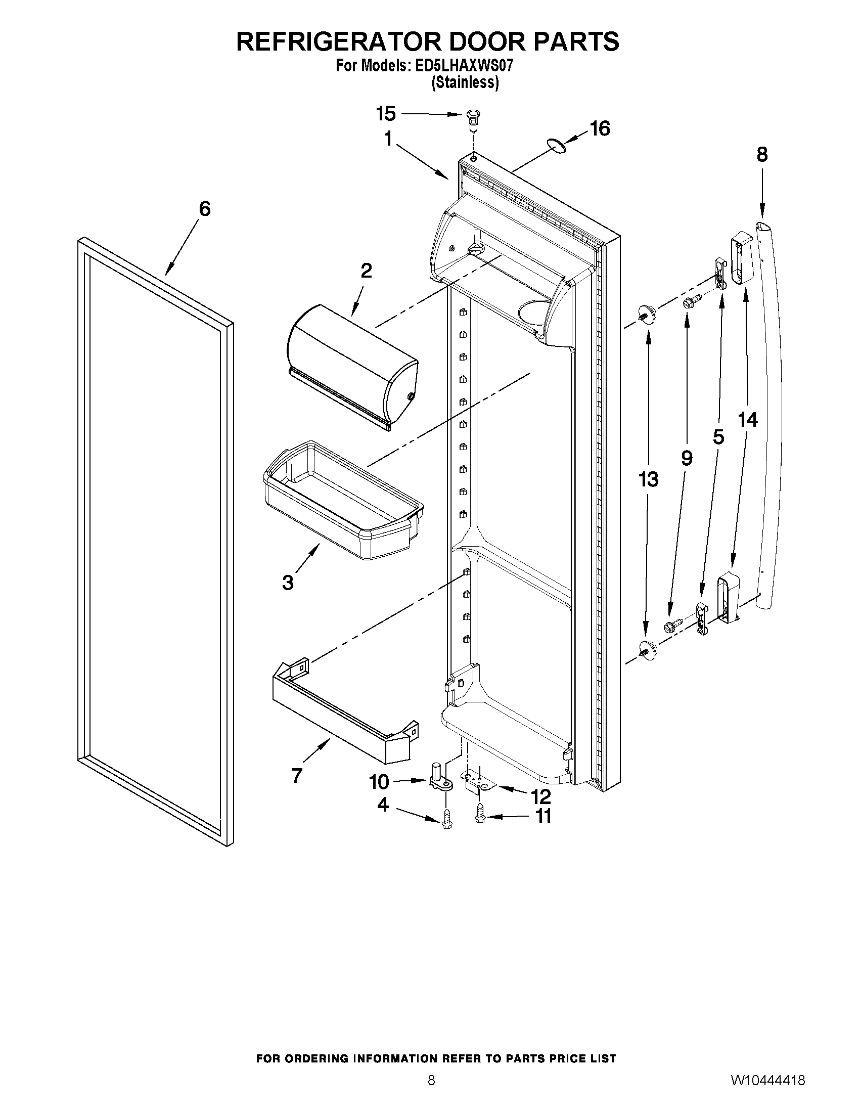 06 - REFRIGERATOR DOOR PARTS