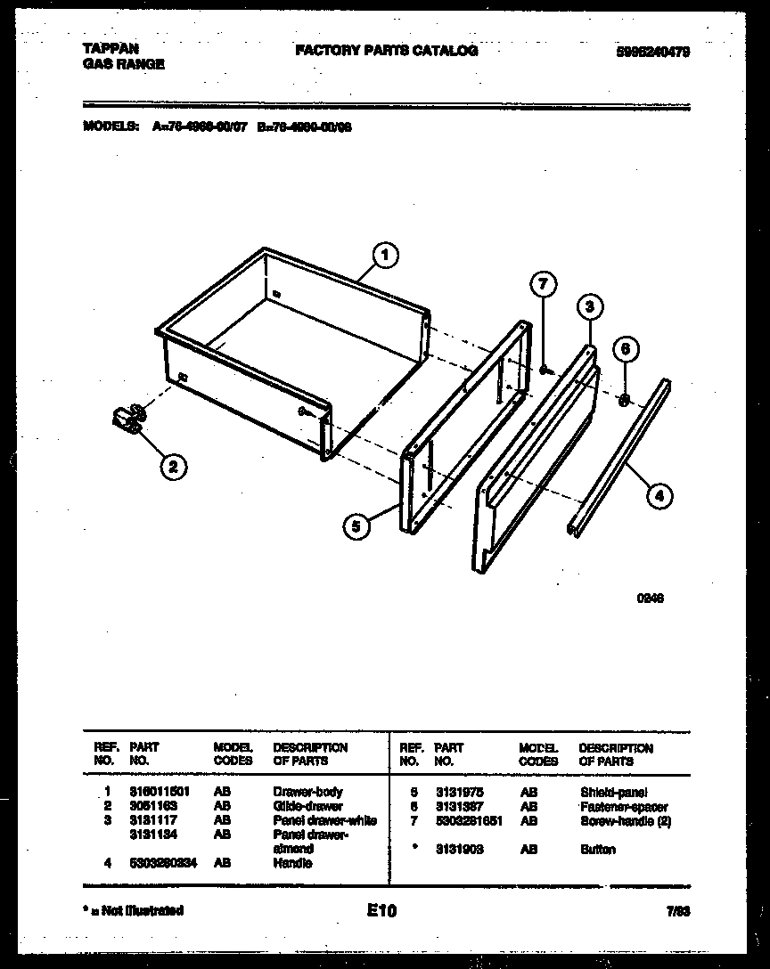 05 - DRAWER PARTS