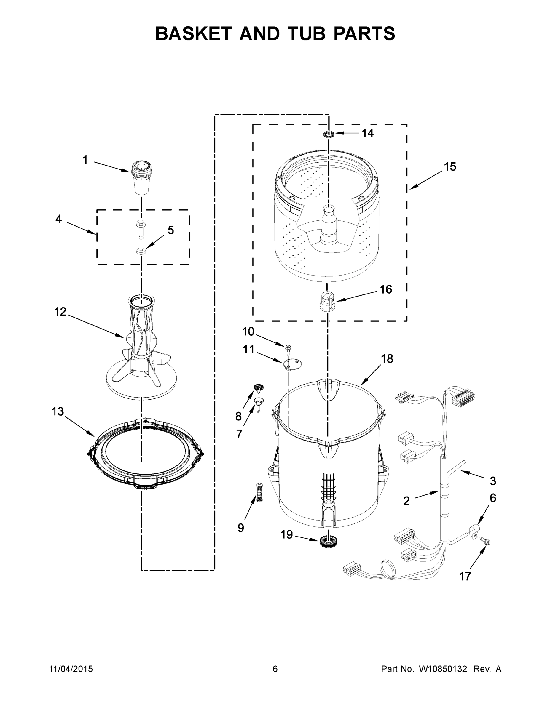 04 - BASKET AND TUB PARTS