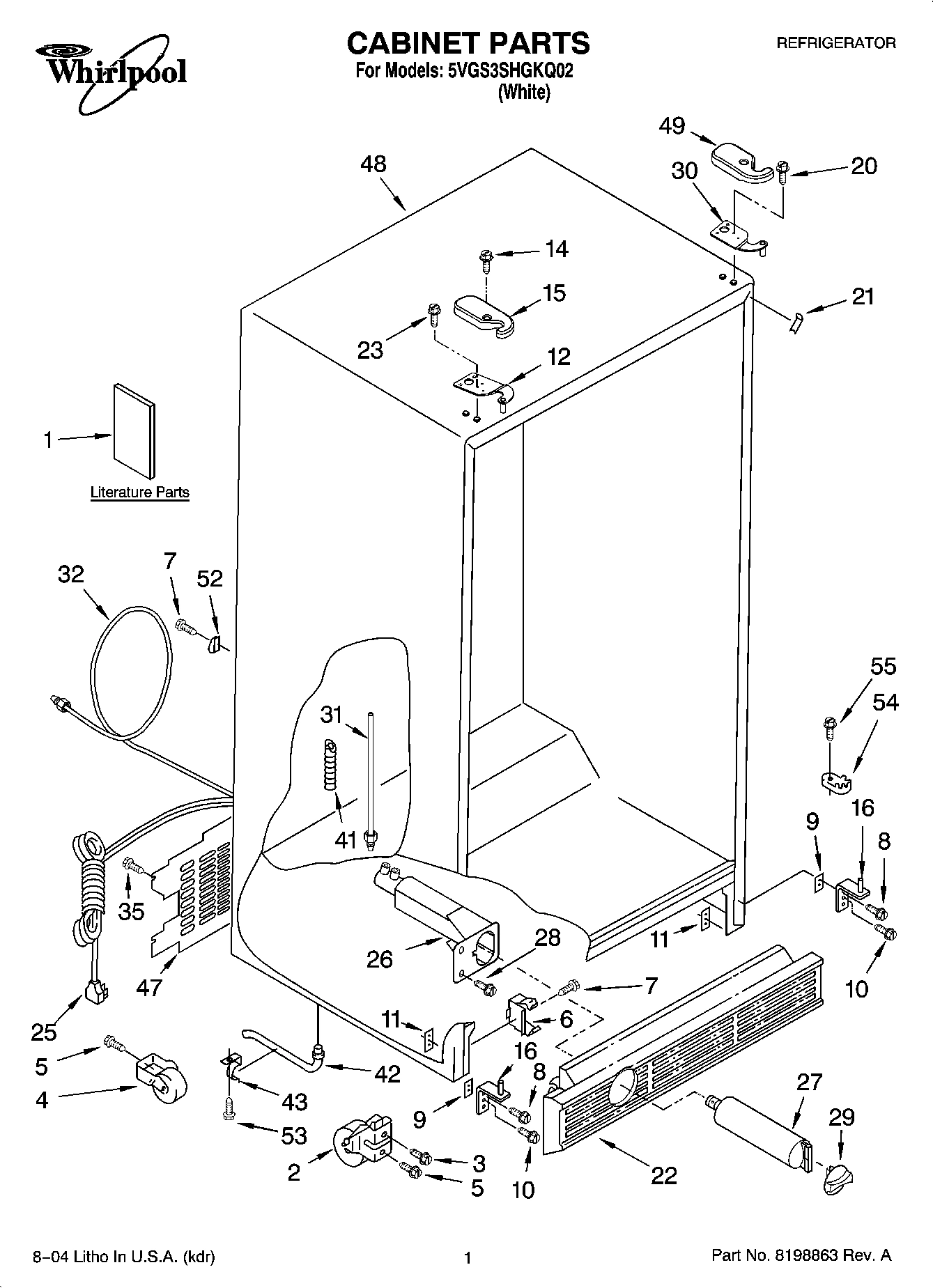 01 - CABINET PARTS
