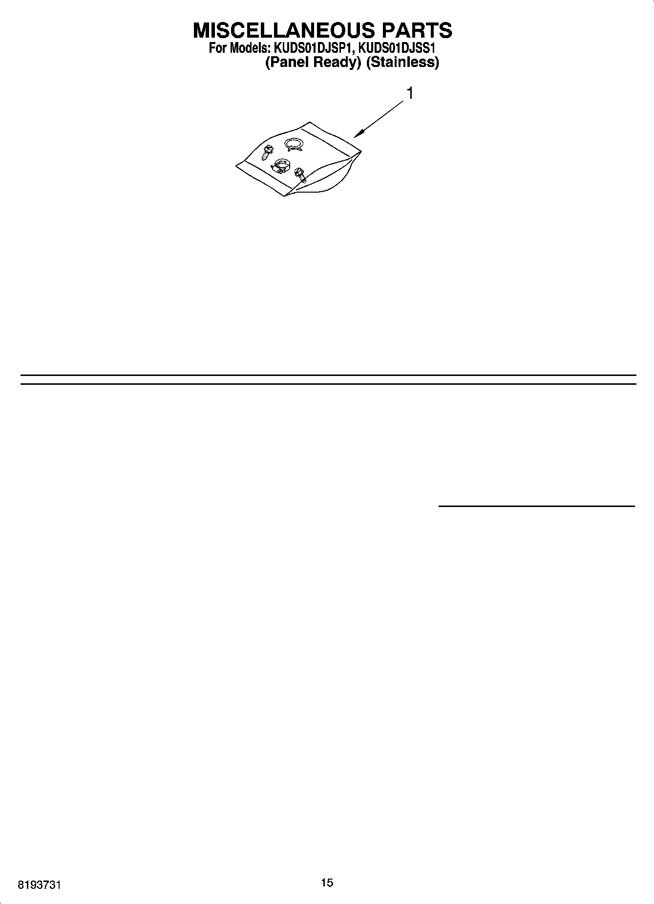 12 - MISCELLANEOUS PARTS OPTIONAL PARTS (NOT INCLUDED)