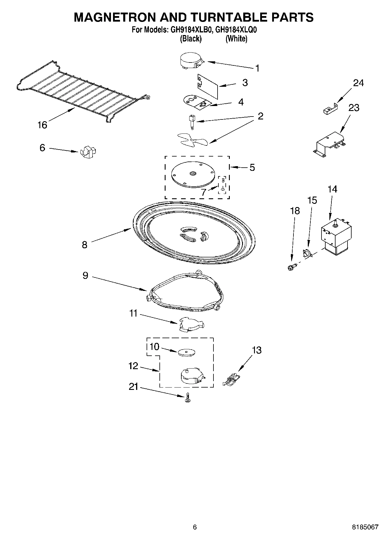 05 - MAGNETRON AND TURNTABLE PARTS