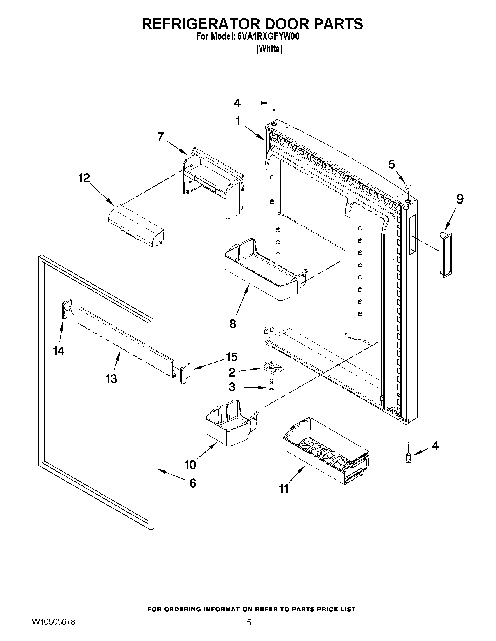 03 - REFRIGERATOR DOOR PARTS