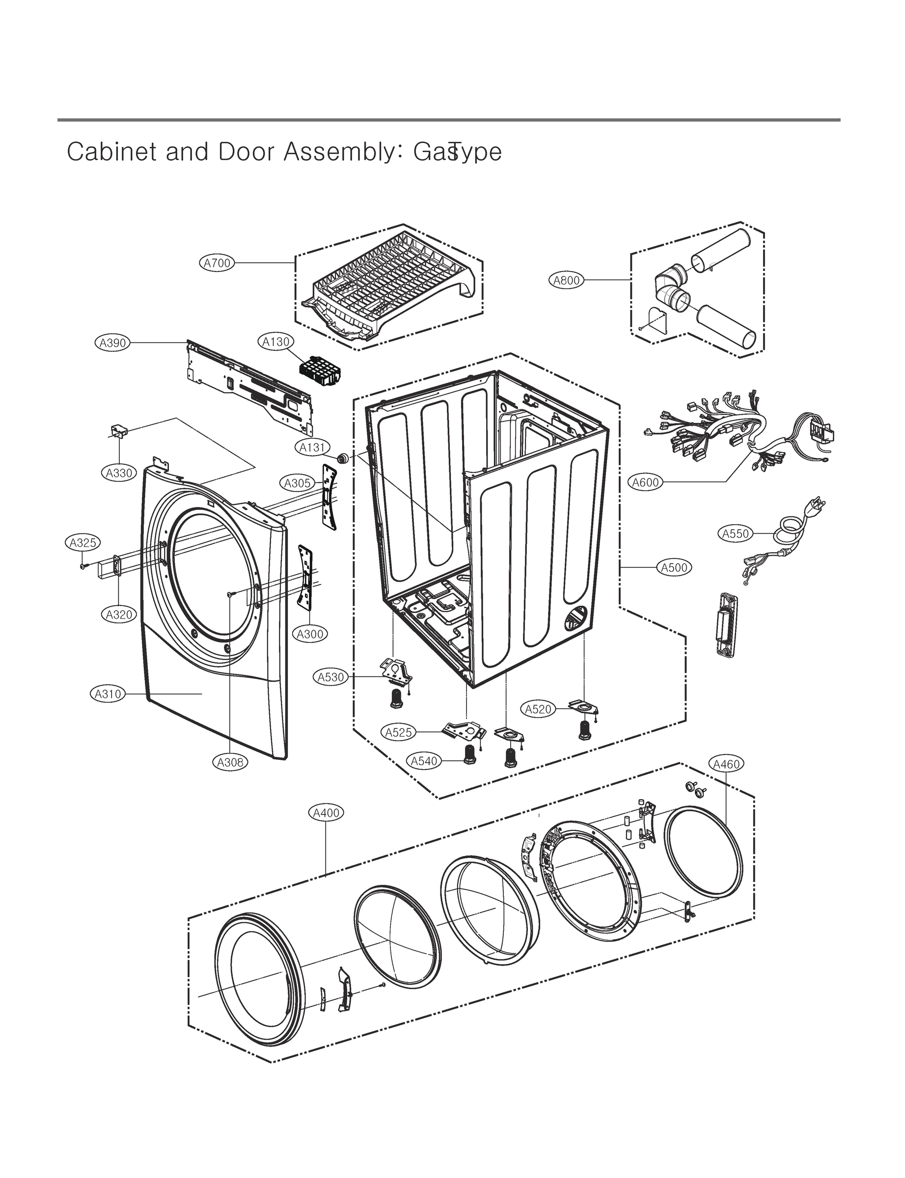CABINET AND DOOR ASSEMBLY
