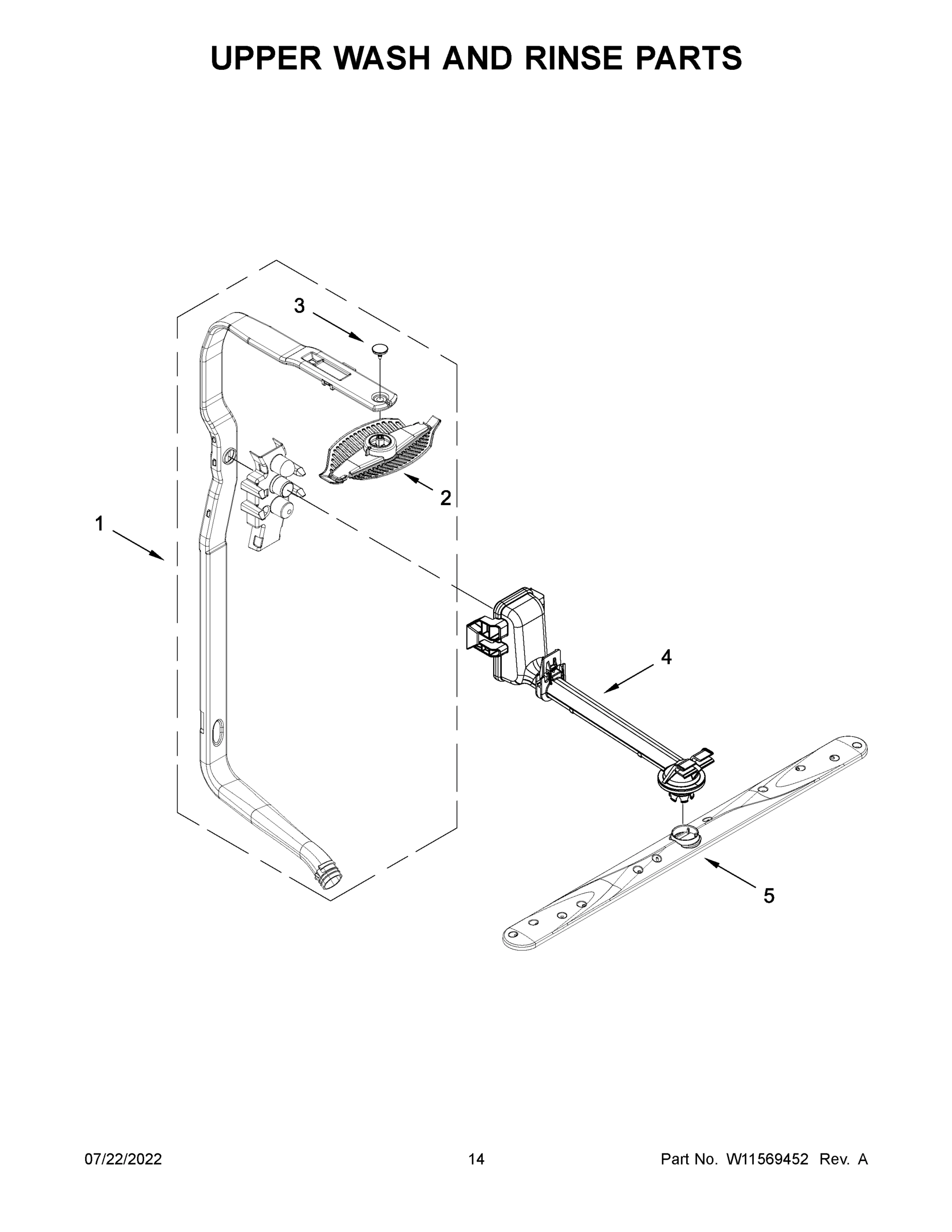 08 - UPPER WASH AND RINSE PARTS
