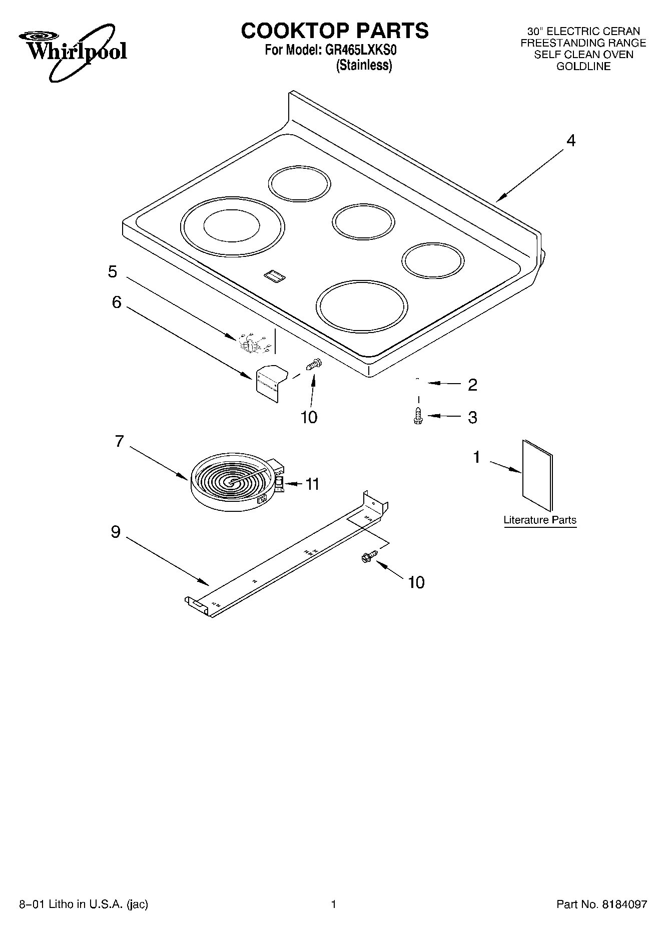 01 - COOKTOP, LITERATURE