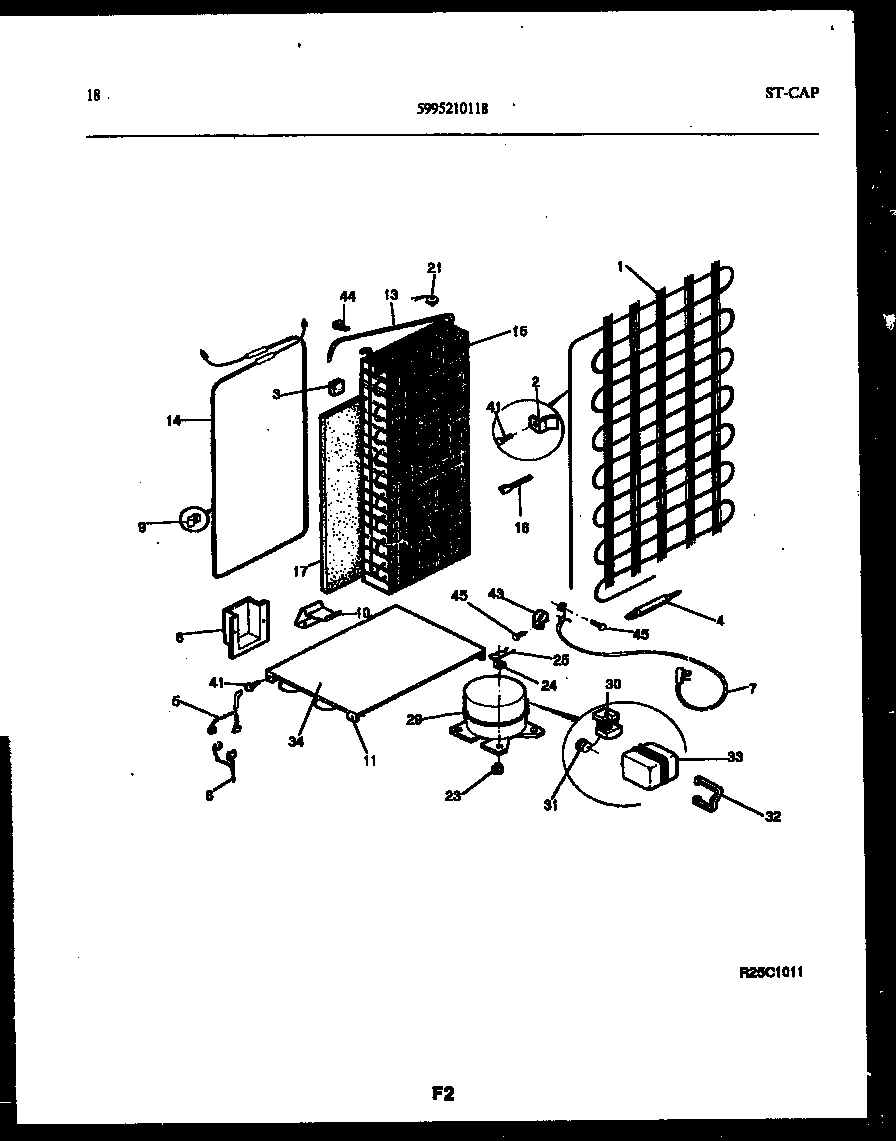 10 - SYSTEM AND AUTOMATIC DEFROST PARTS