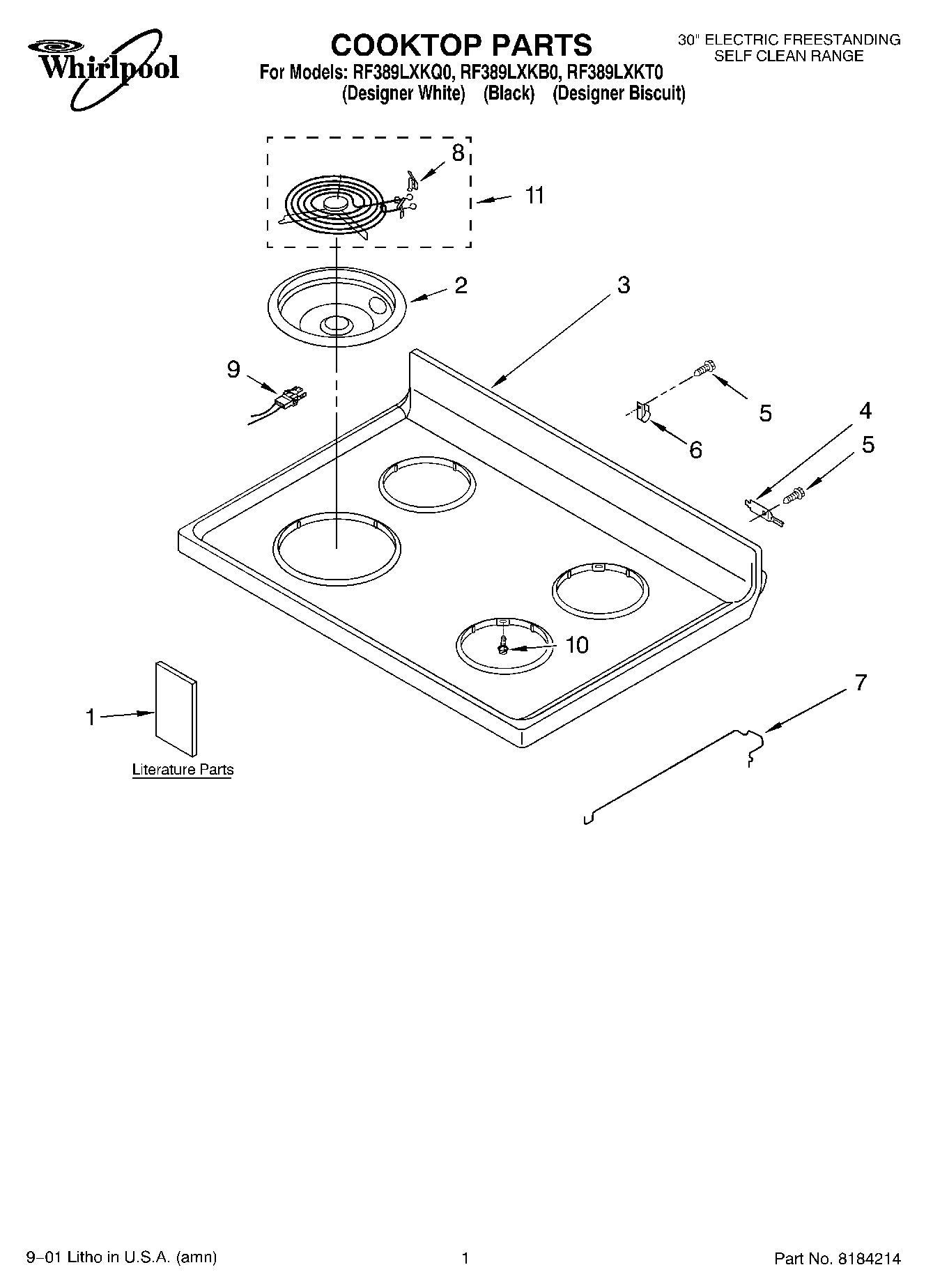 01 - COOKTOP, LITERATURE