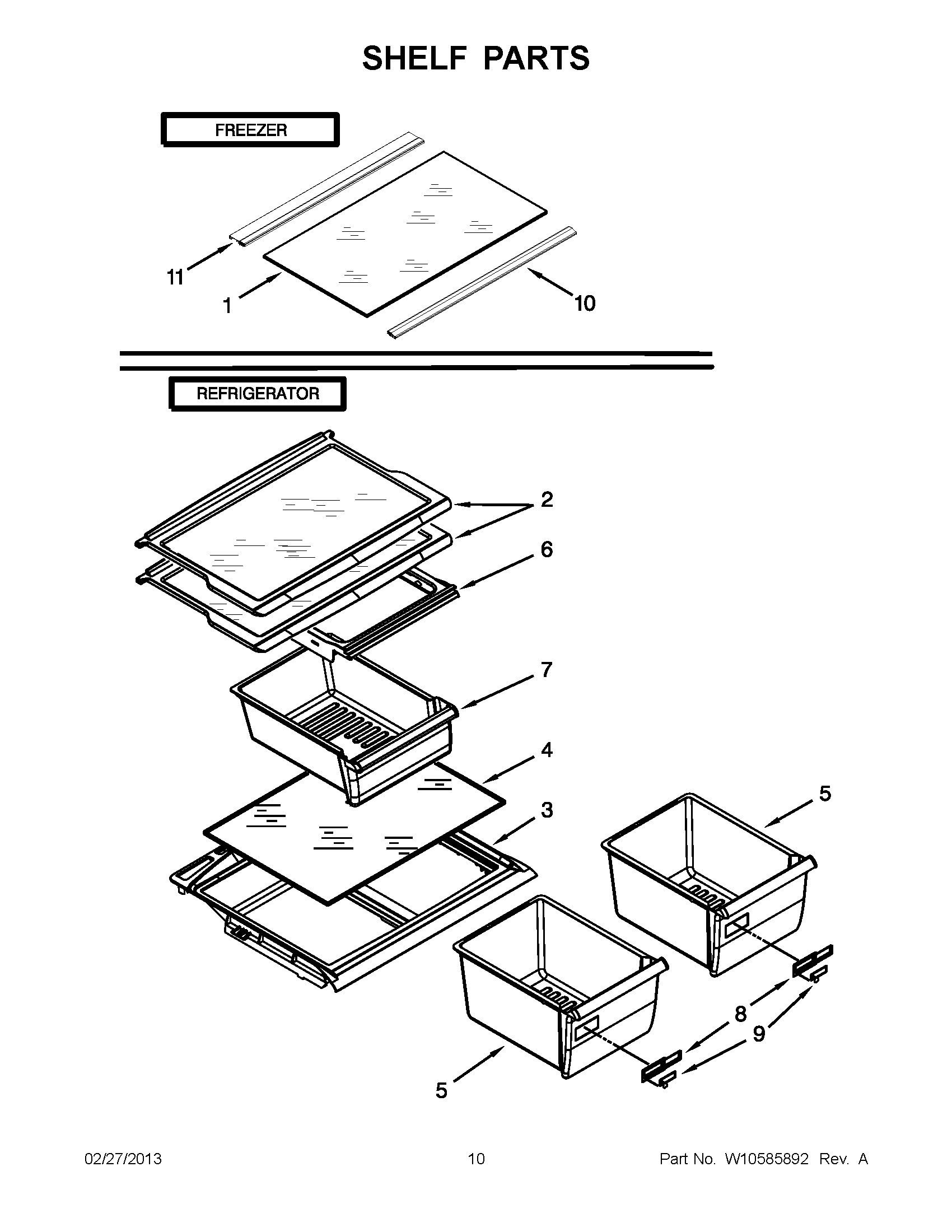 05 - SHELF PARTS