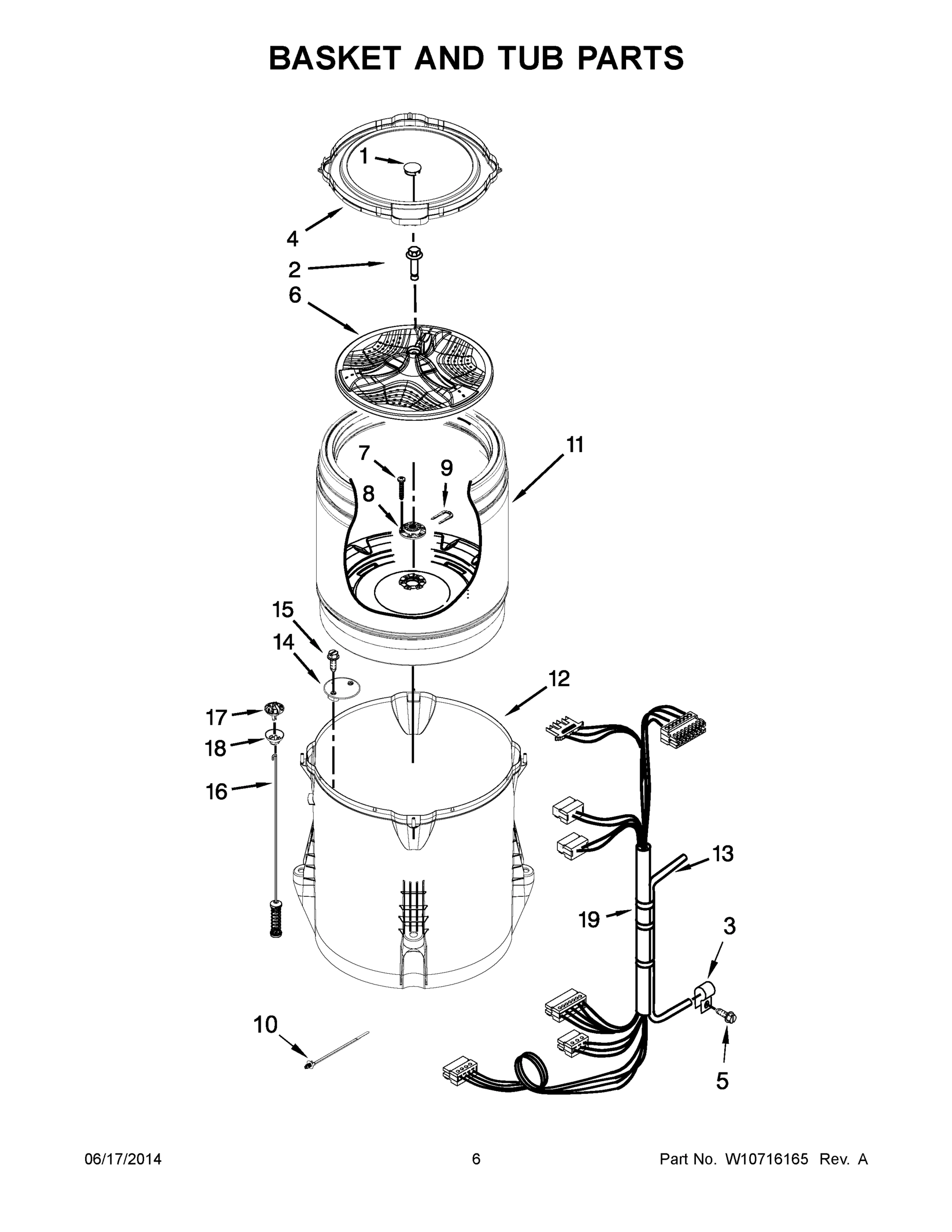 04 - BASKET AND TUB PARTS