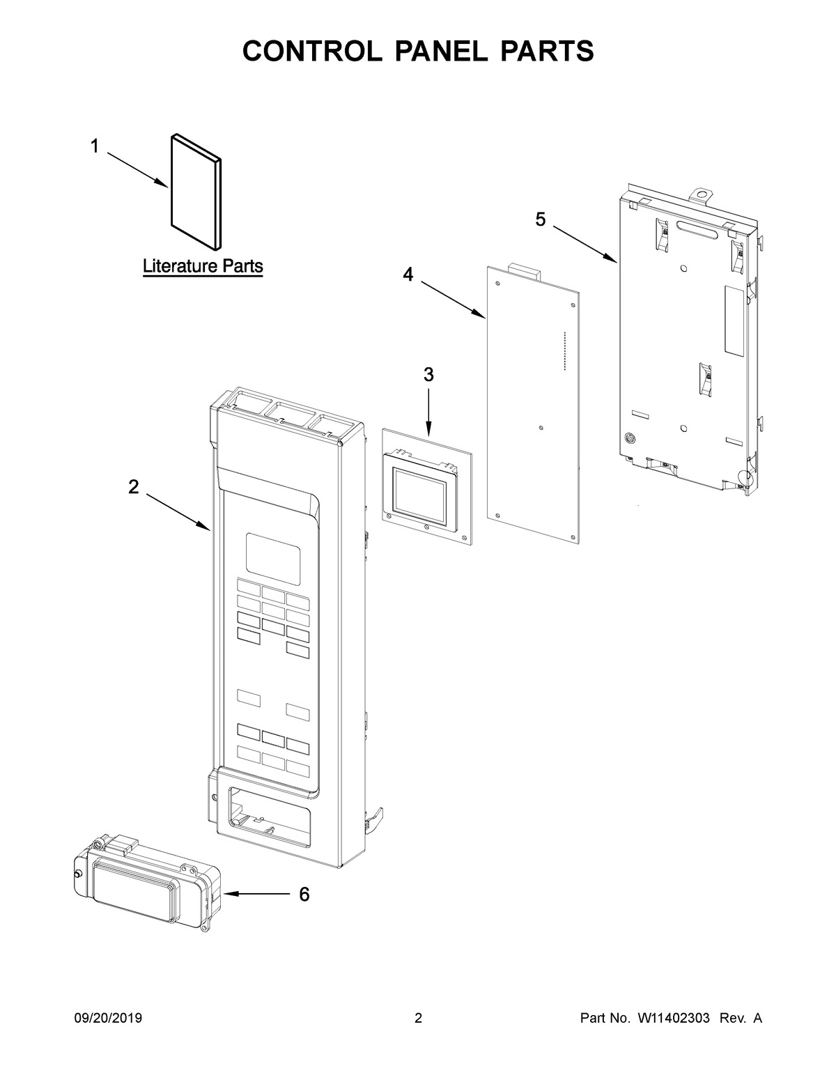 02 - CONTROL PANEL PARTS