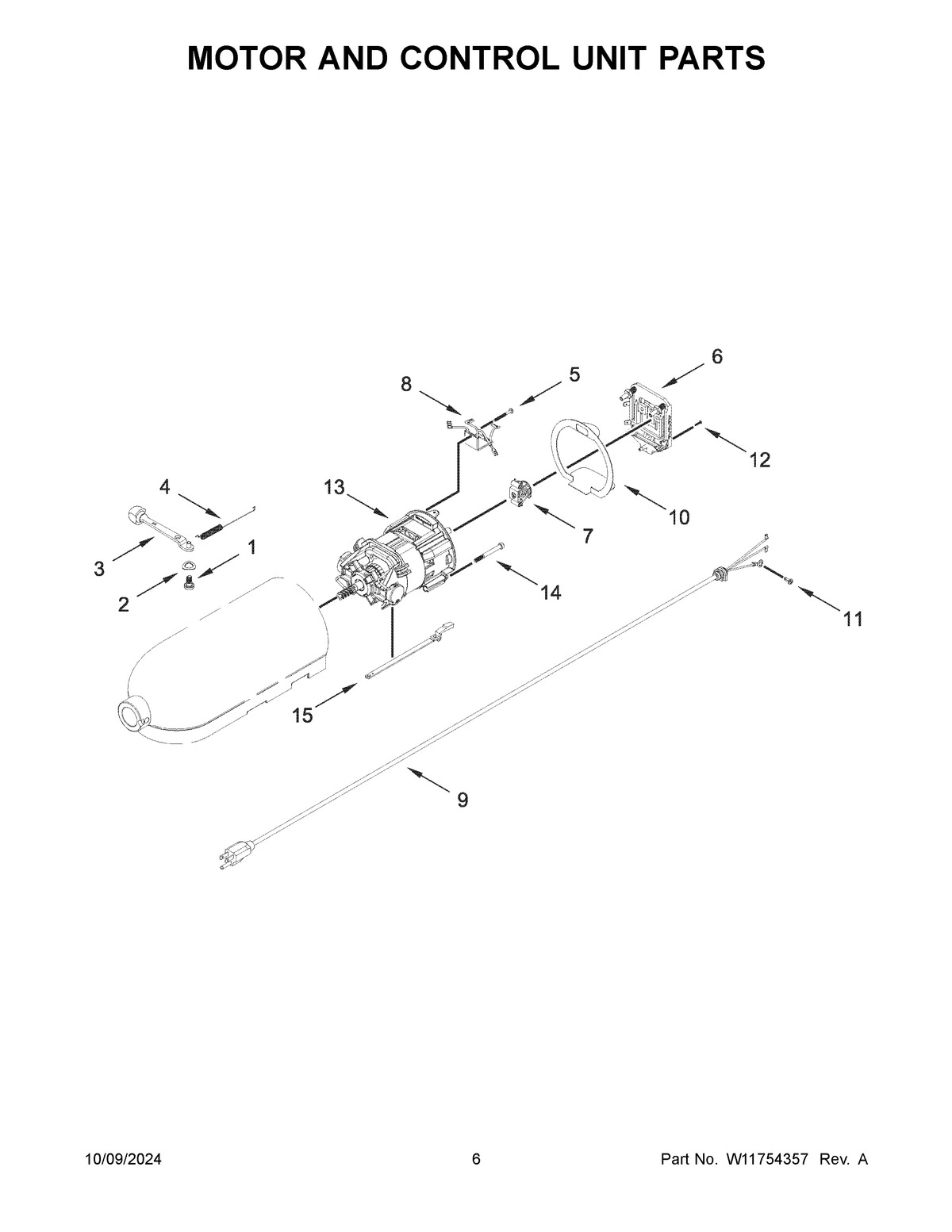 04 - MOTOR AND CONTROL UNIT PARTS