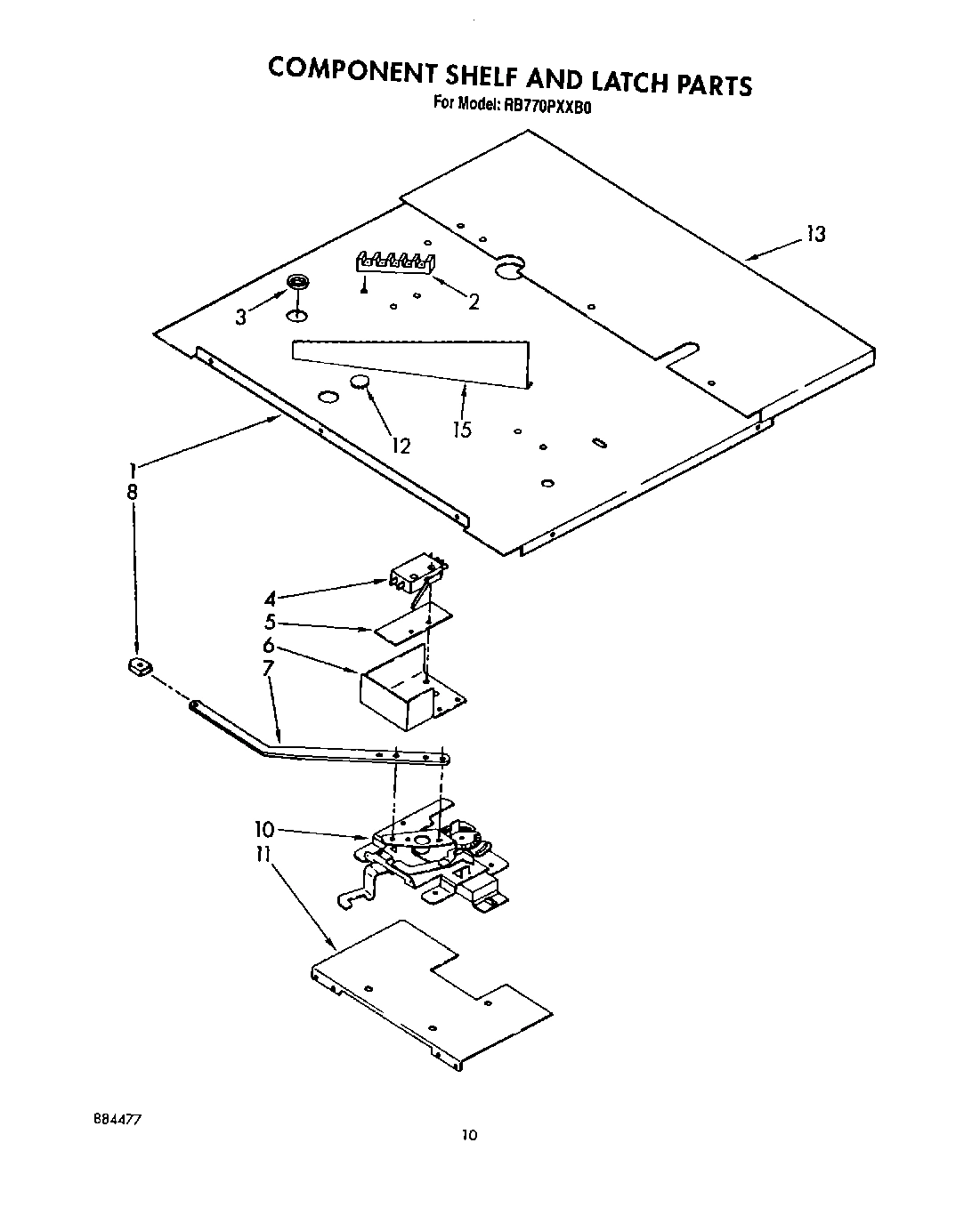 07 - COMPONENT SHELF AND LATCH