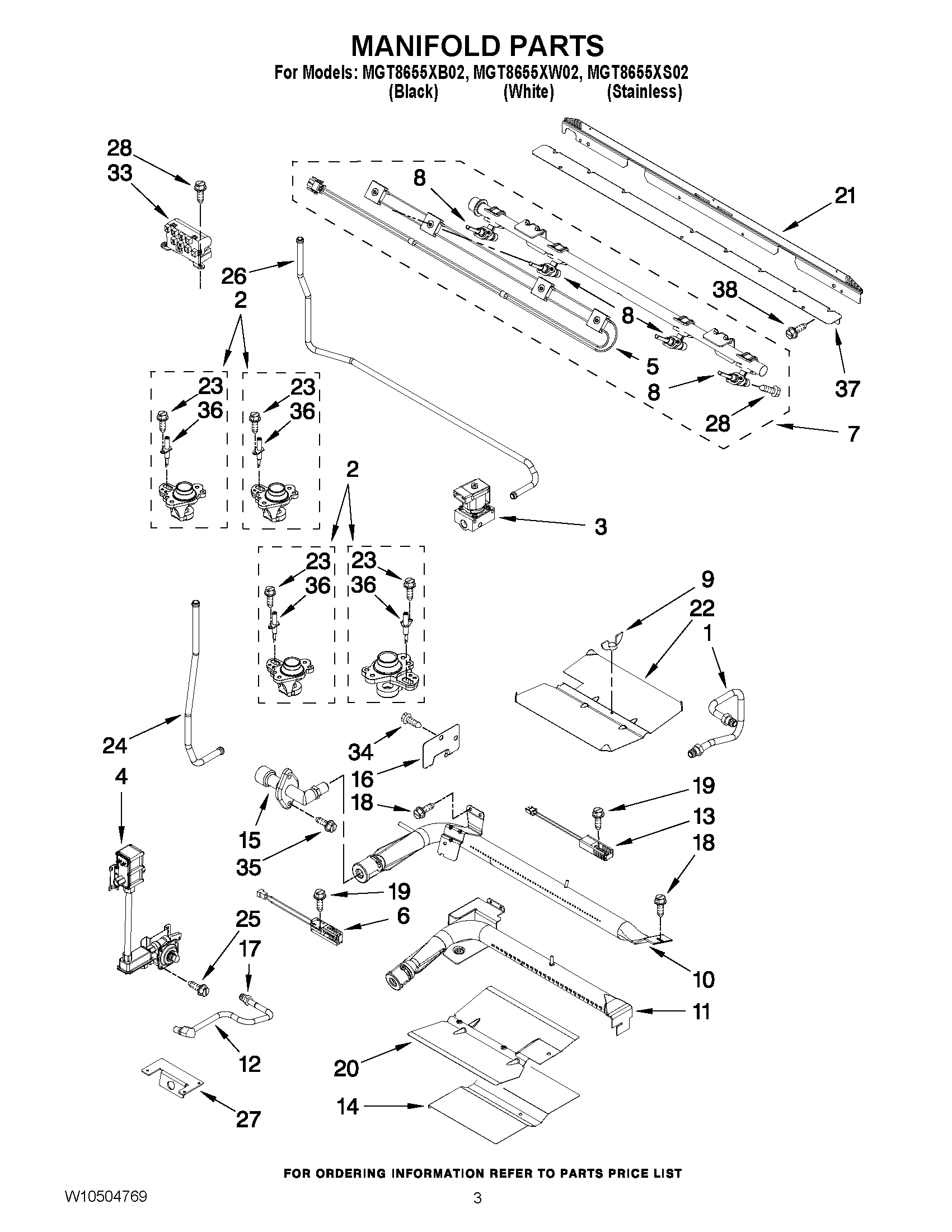 03 - MANIFOLD PARTS