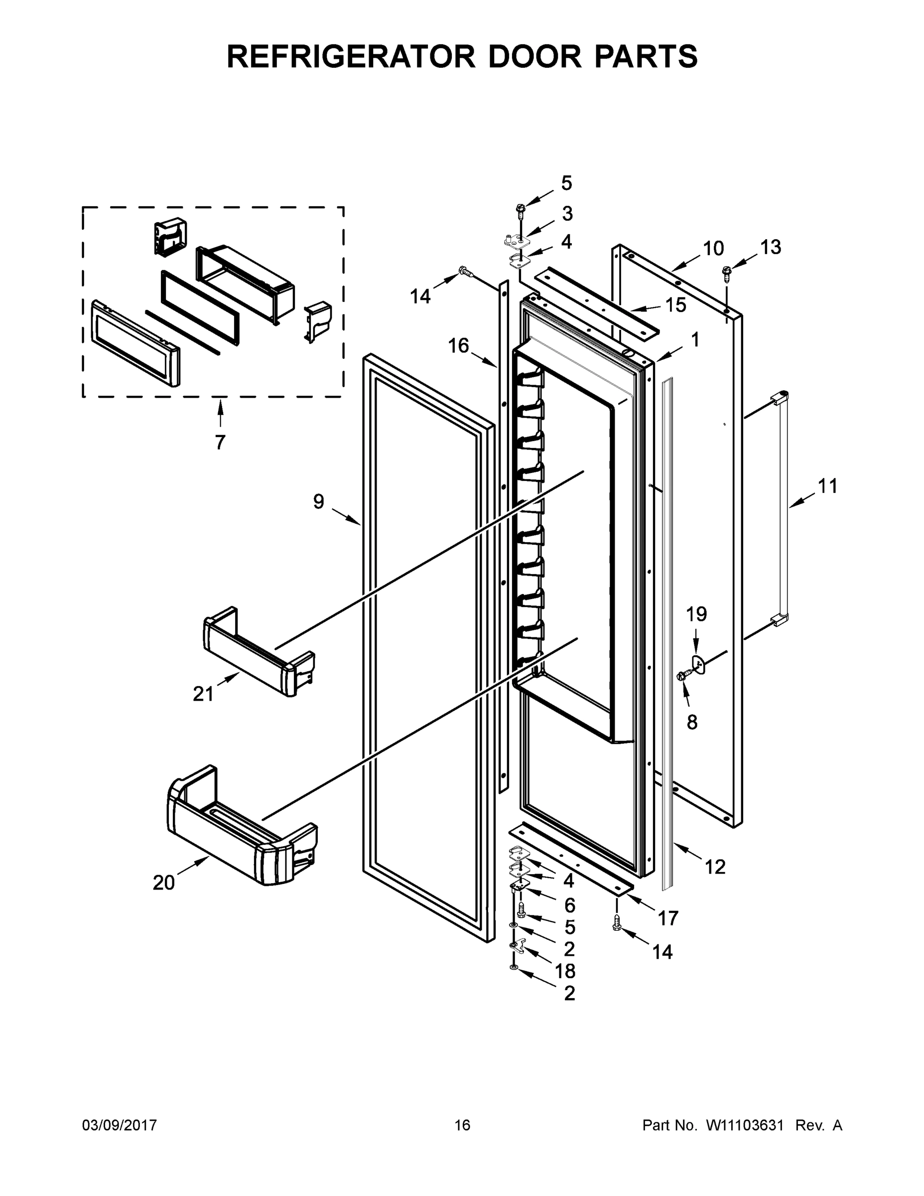 09 - REFRIGERATOR DOOR PARTS