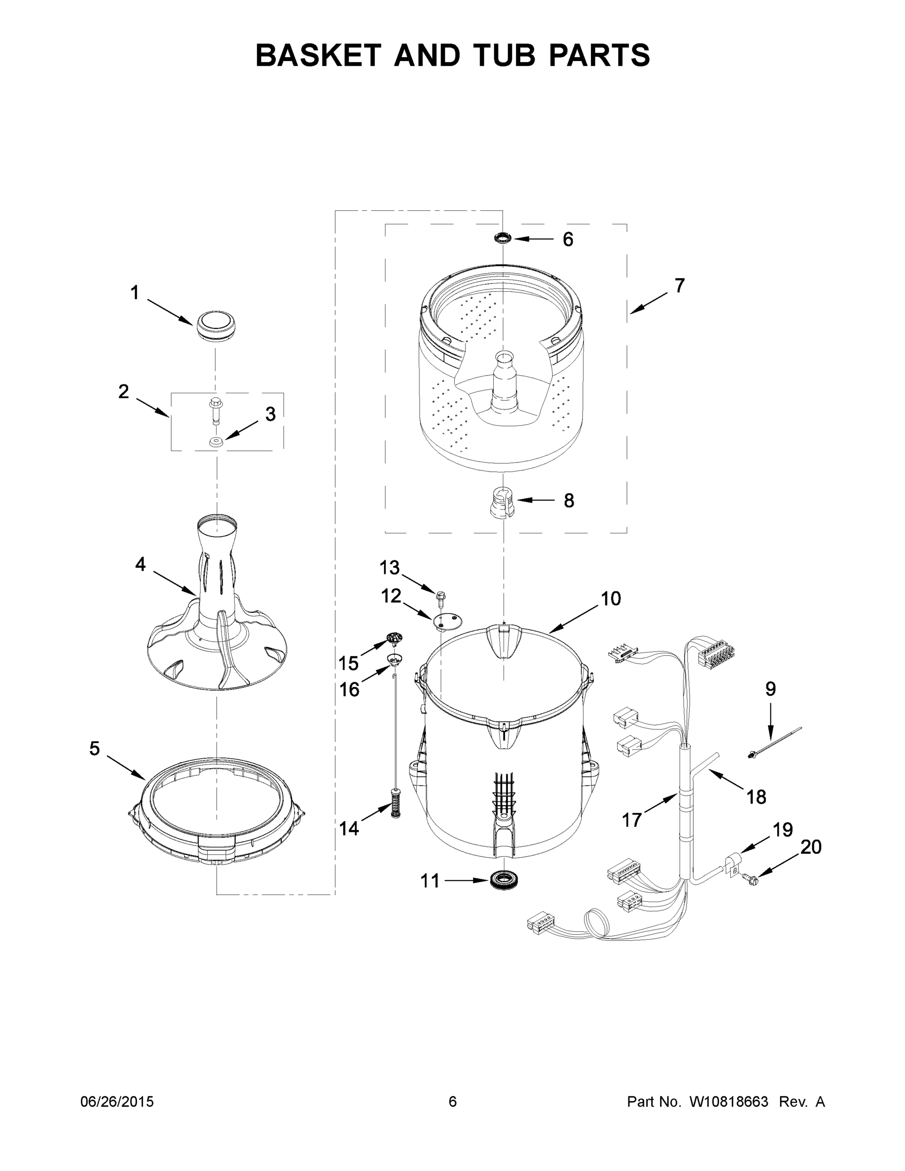 04 - BASKET AND TUB PARTS