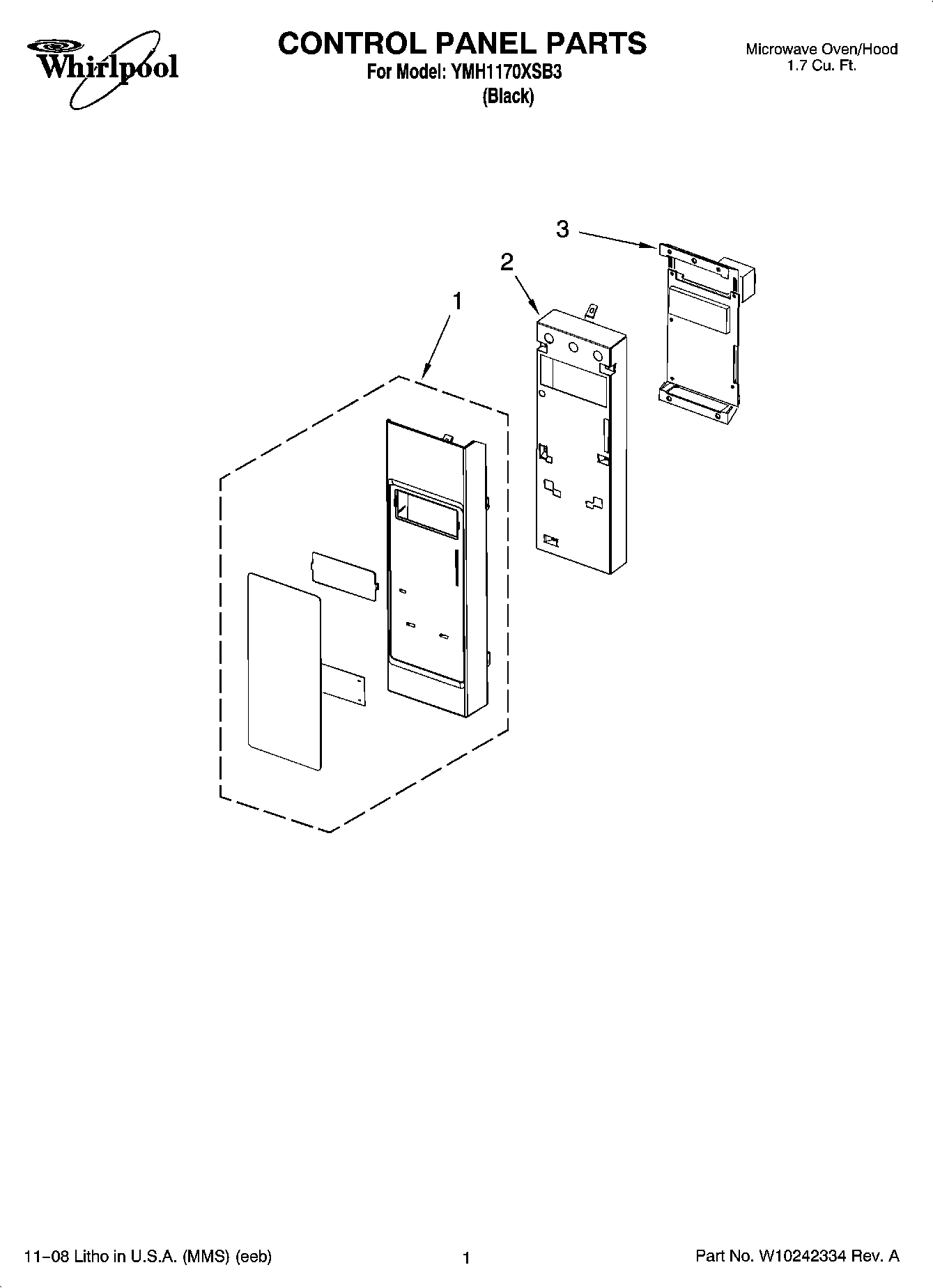 01 - CONTROL PANEL PARTS