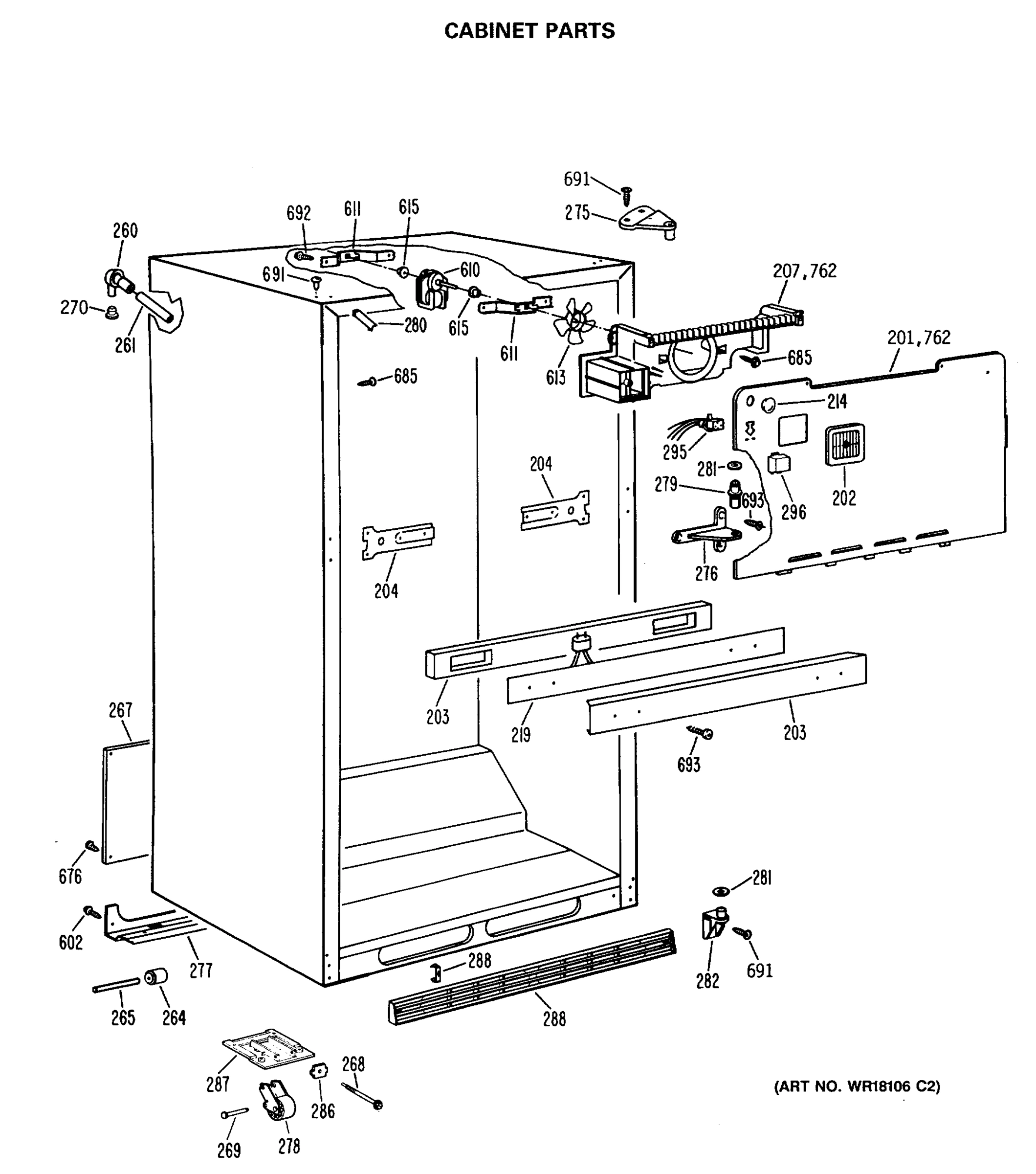 CABINET PARTS