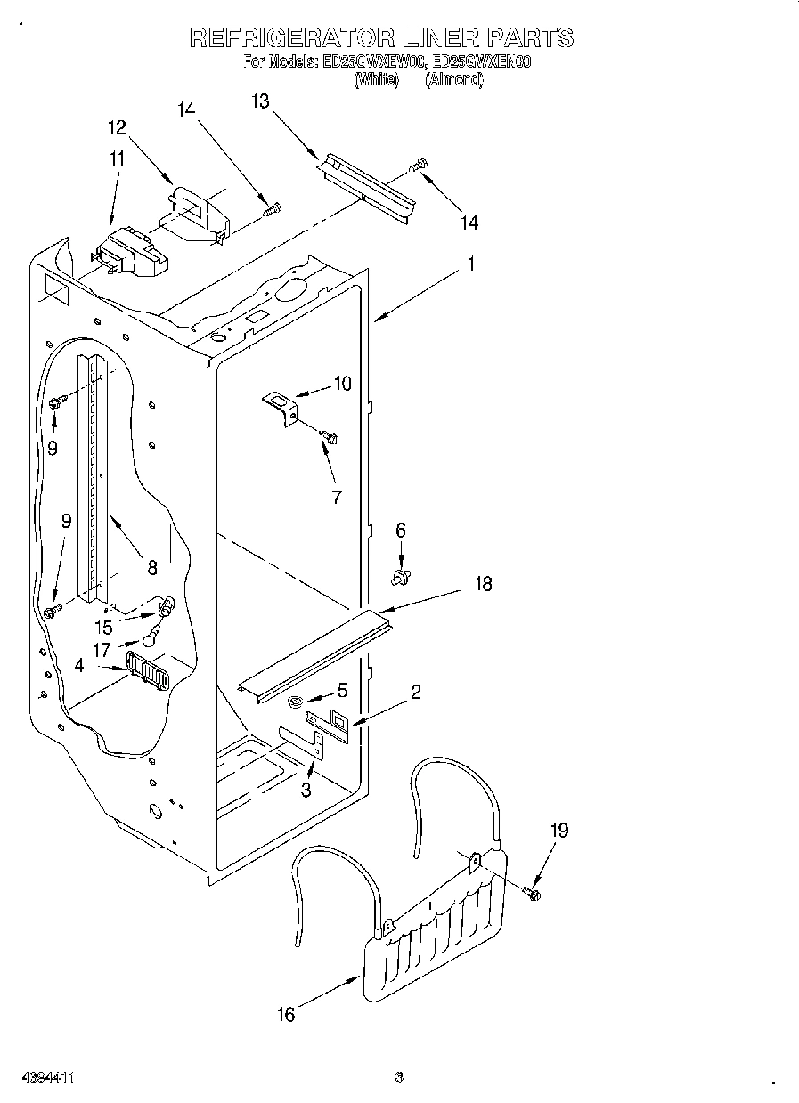 02 - REFRIGERATOR LINER