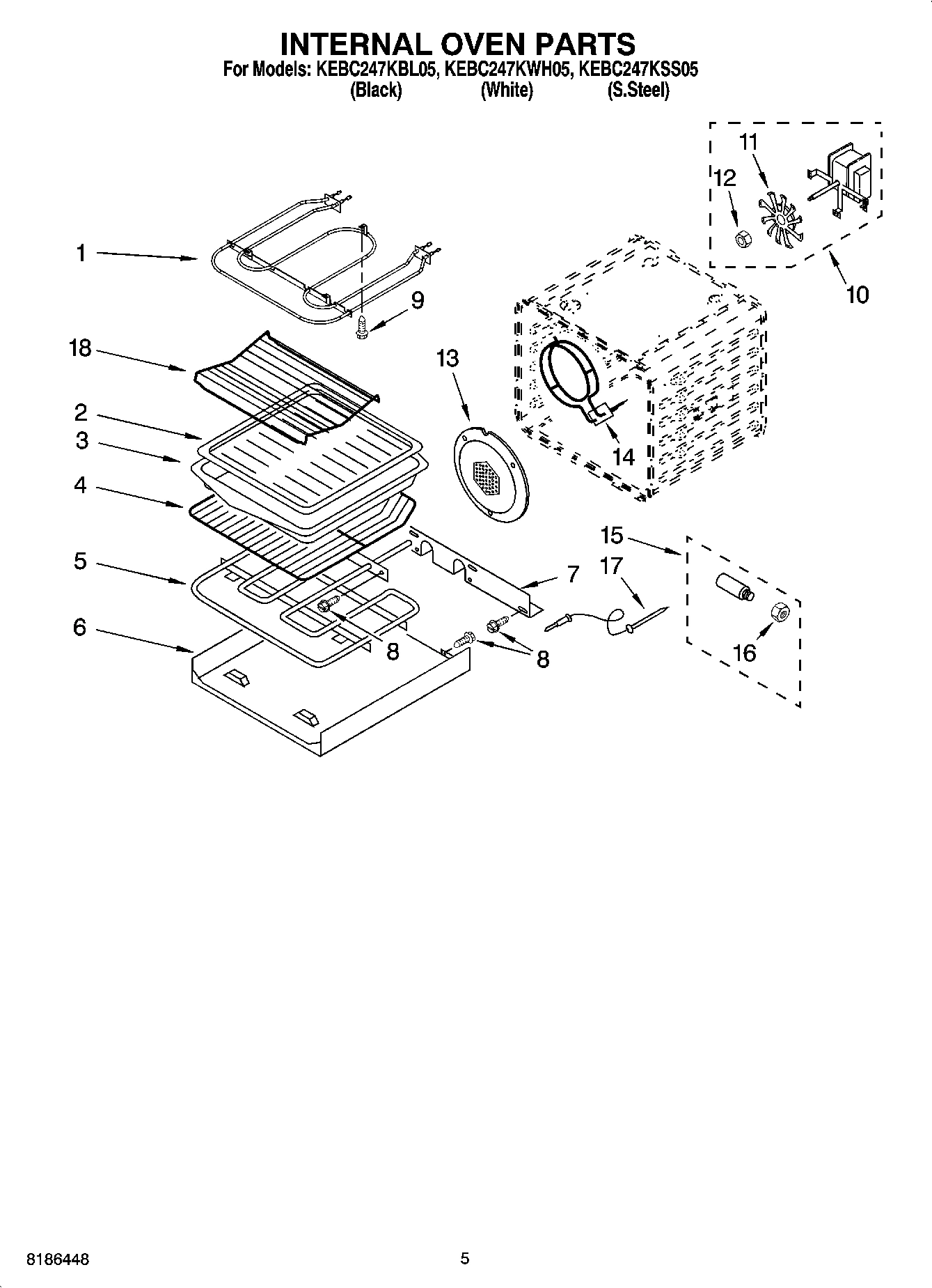 04 - INTERNAL OVEN PARTS