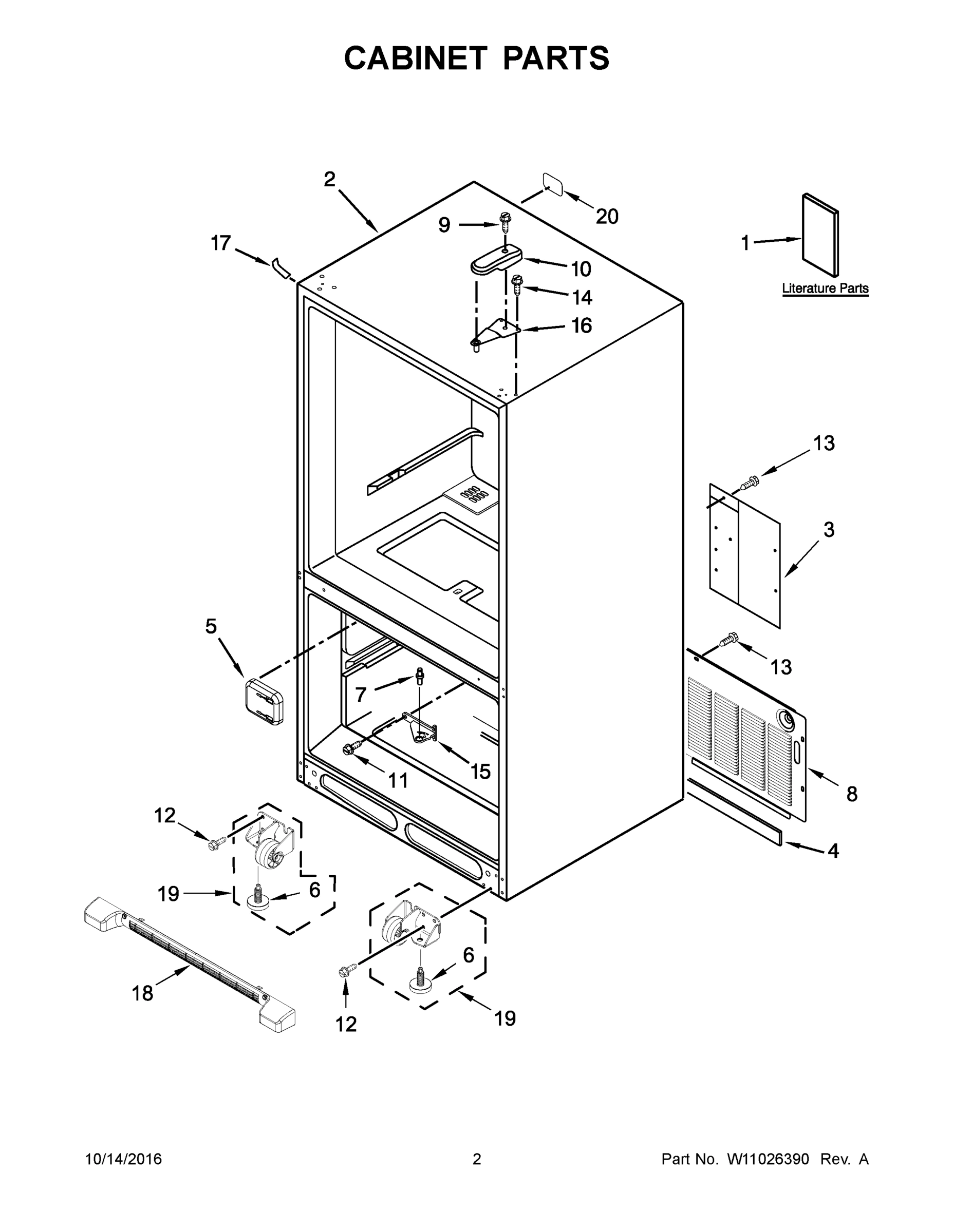 02 - CABINET PARTS