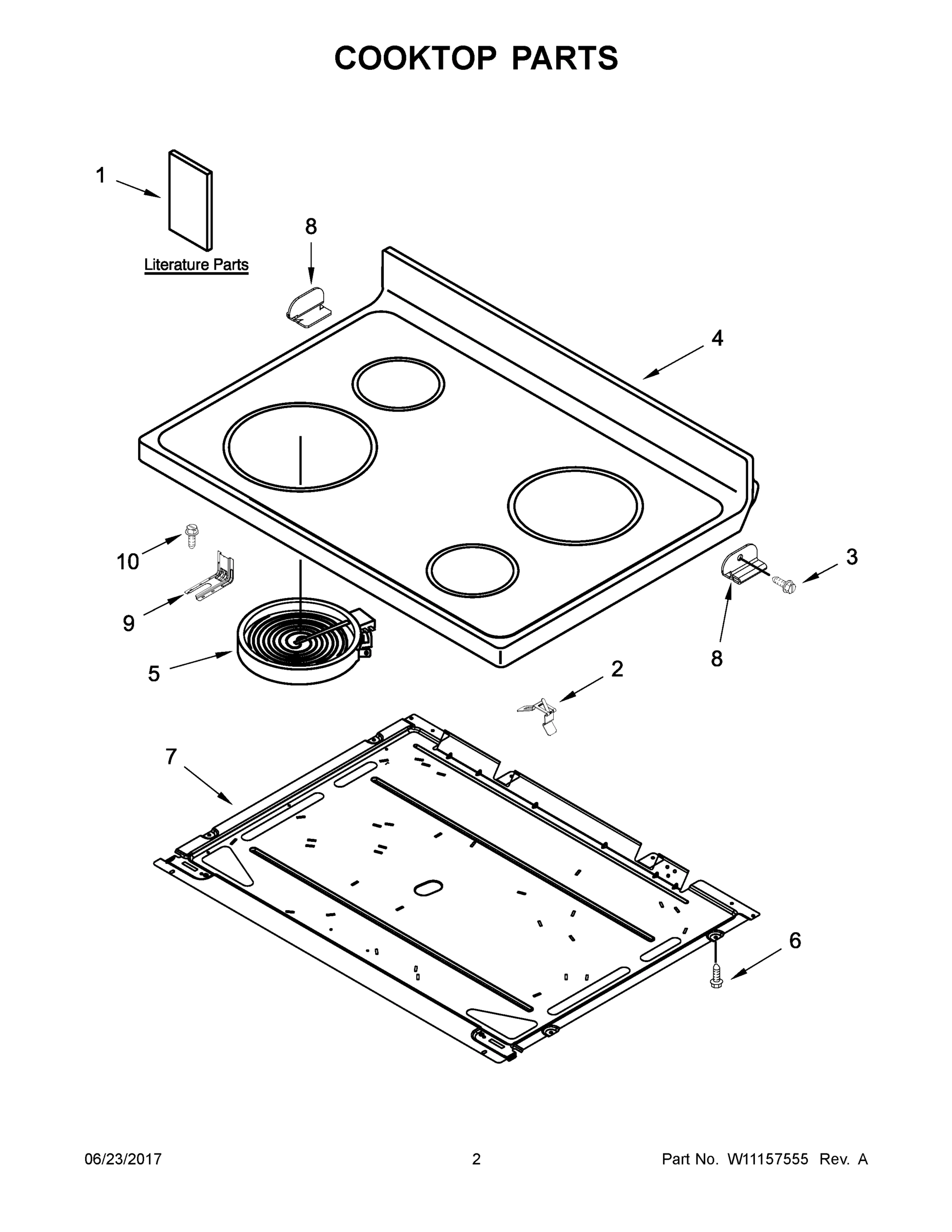02 - COOKTOP PARTS