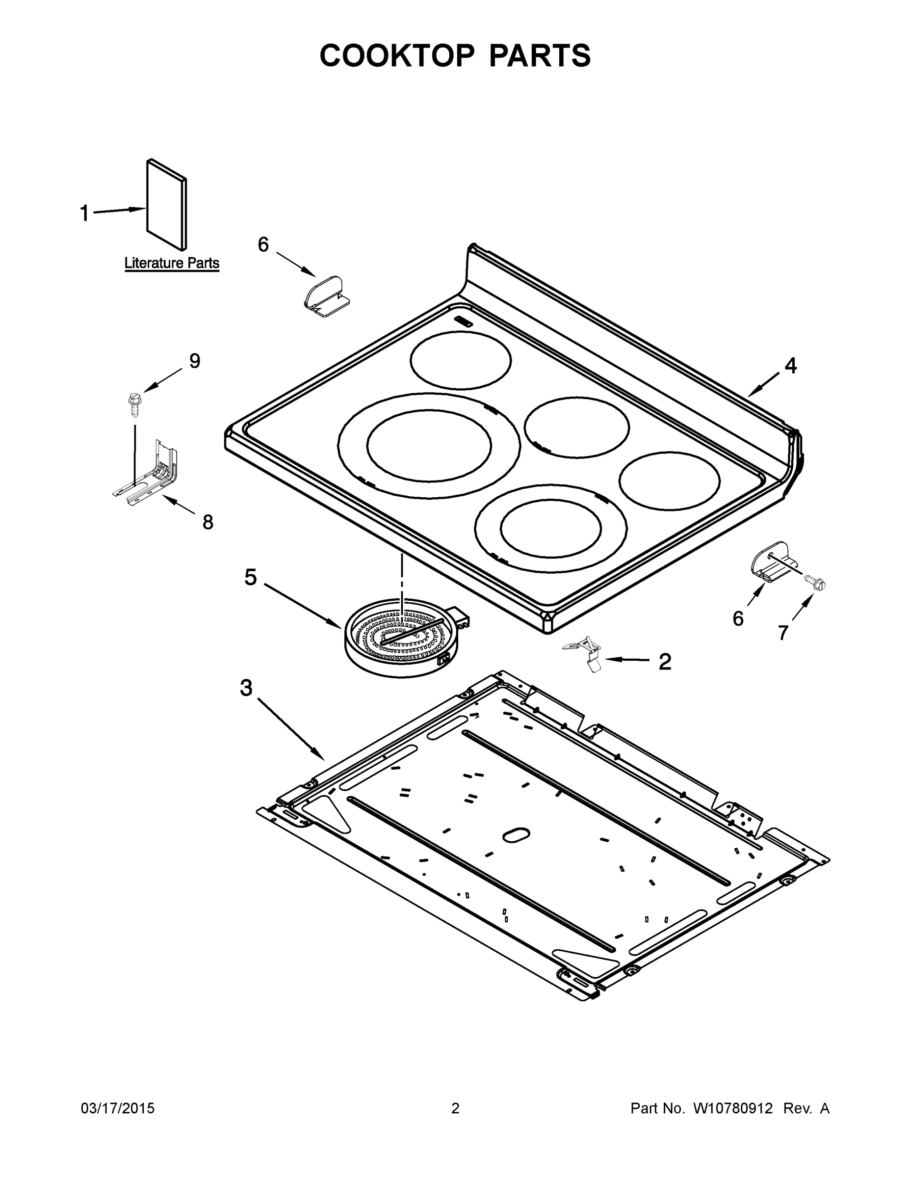 02 - COOKTOP PARTS