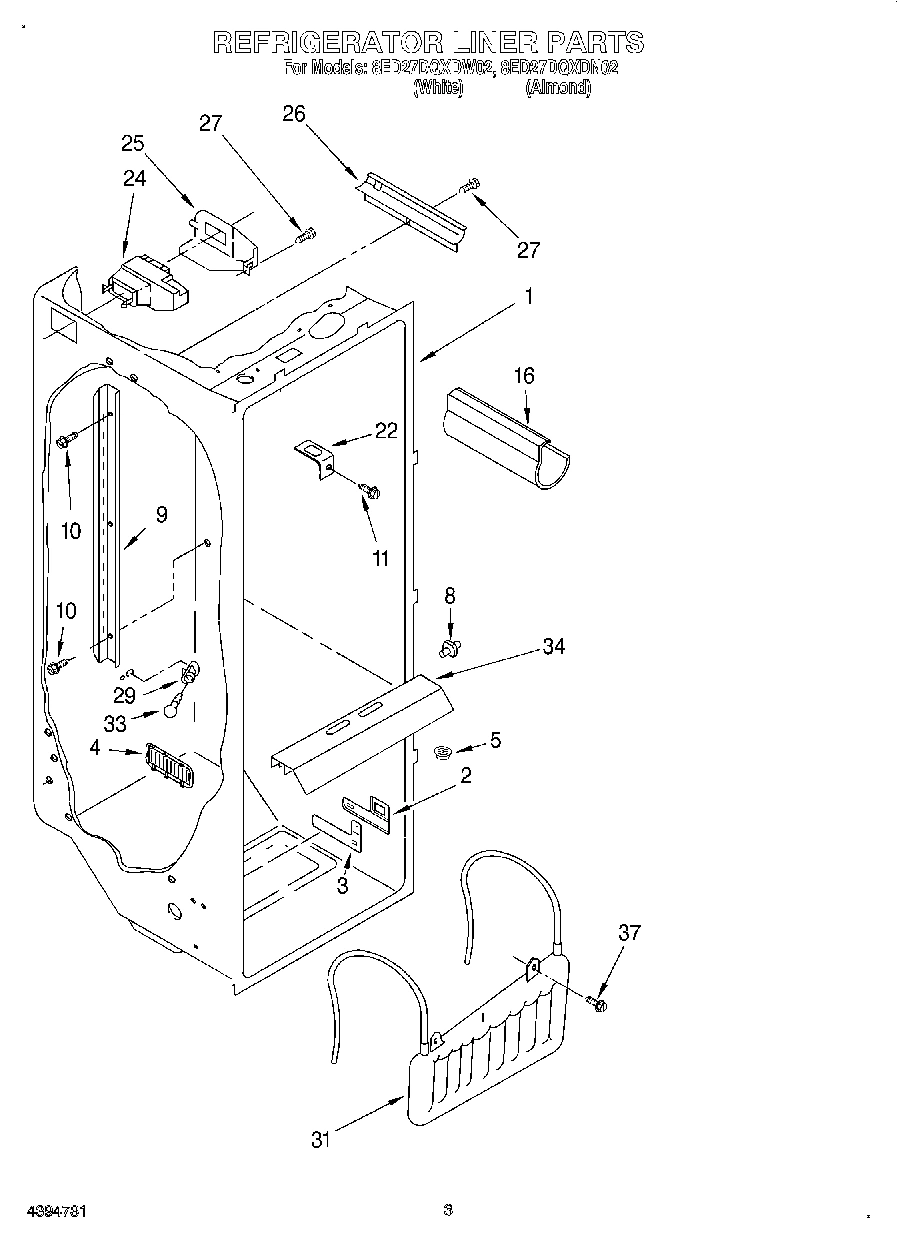 02 - REFRIGERATOR LINER