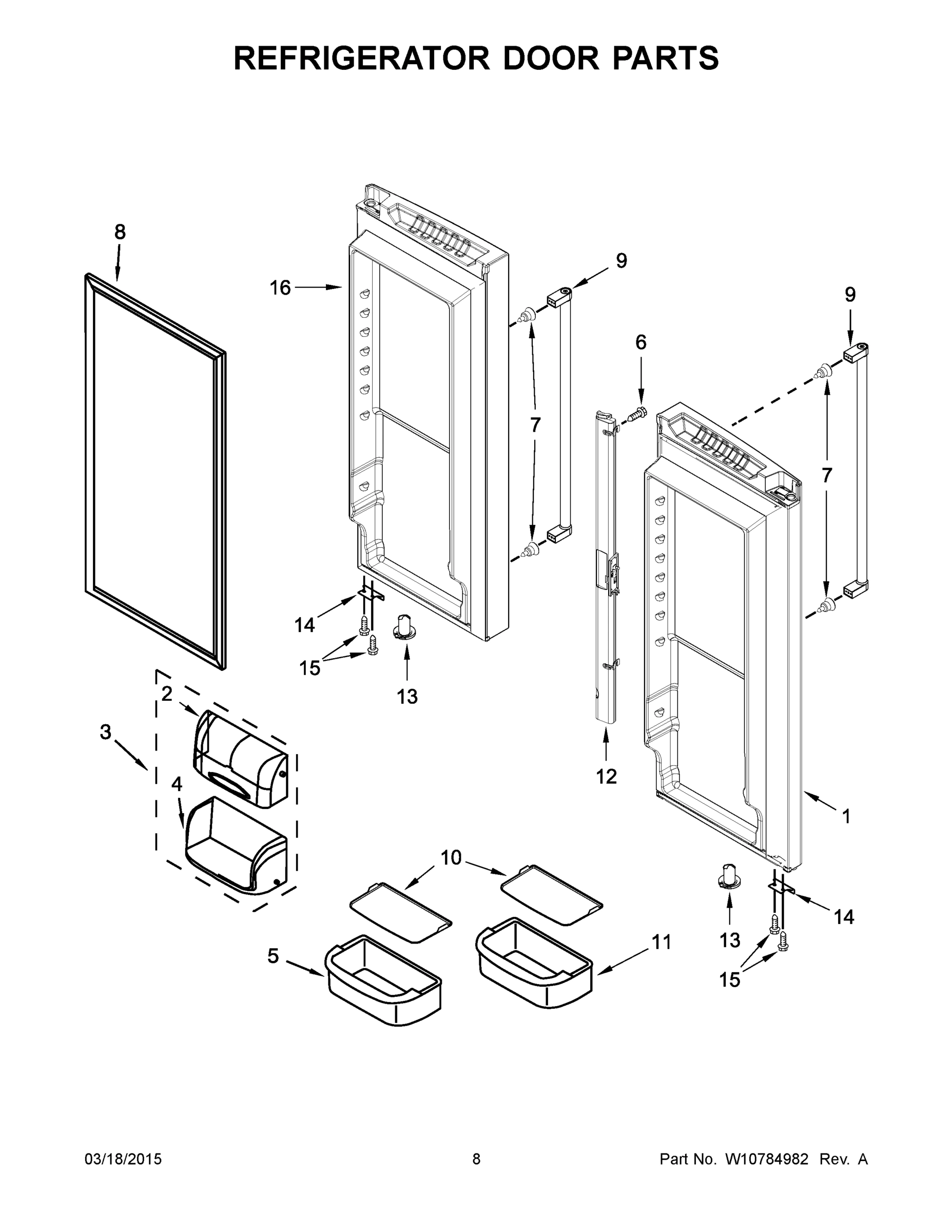 05 - REFRIGERATOR DOOR PARTS