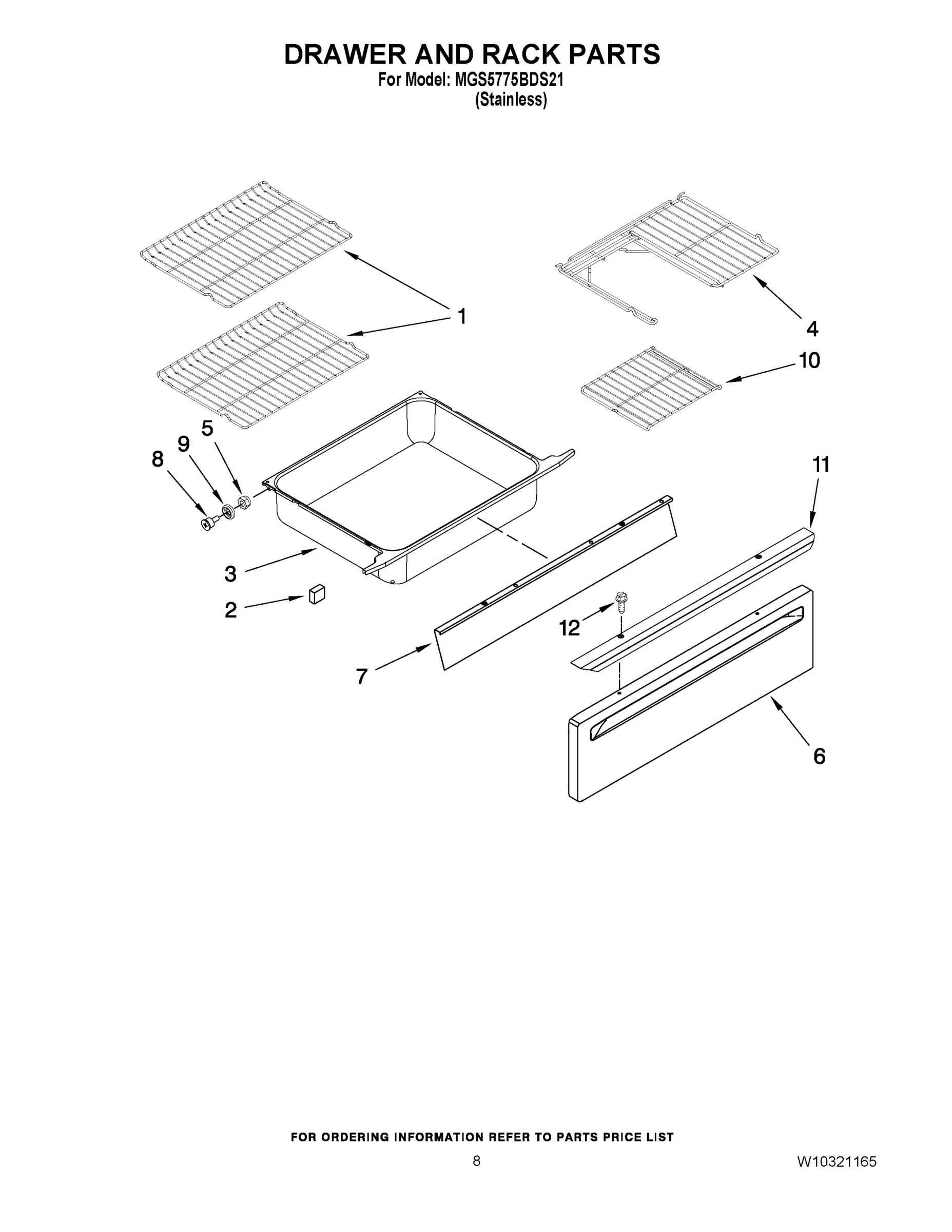 06 - DRAWER AND RACK PARTS