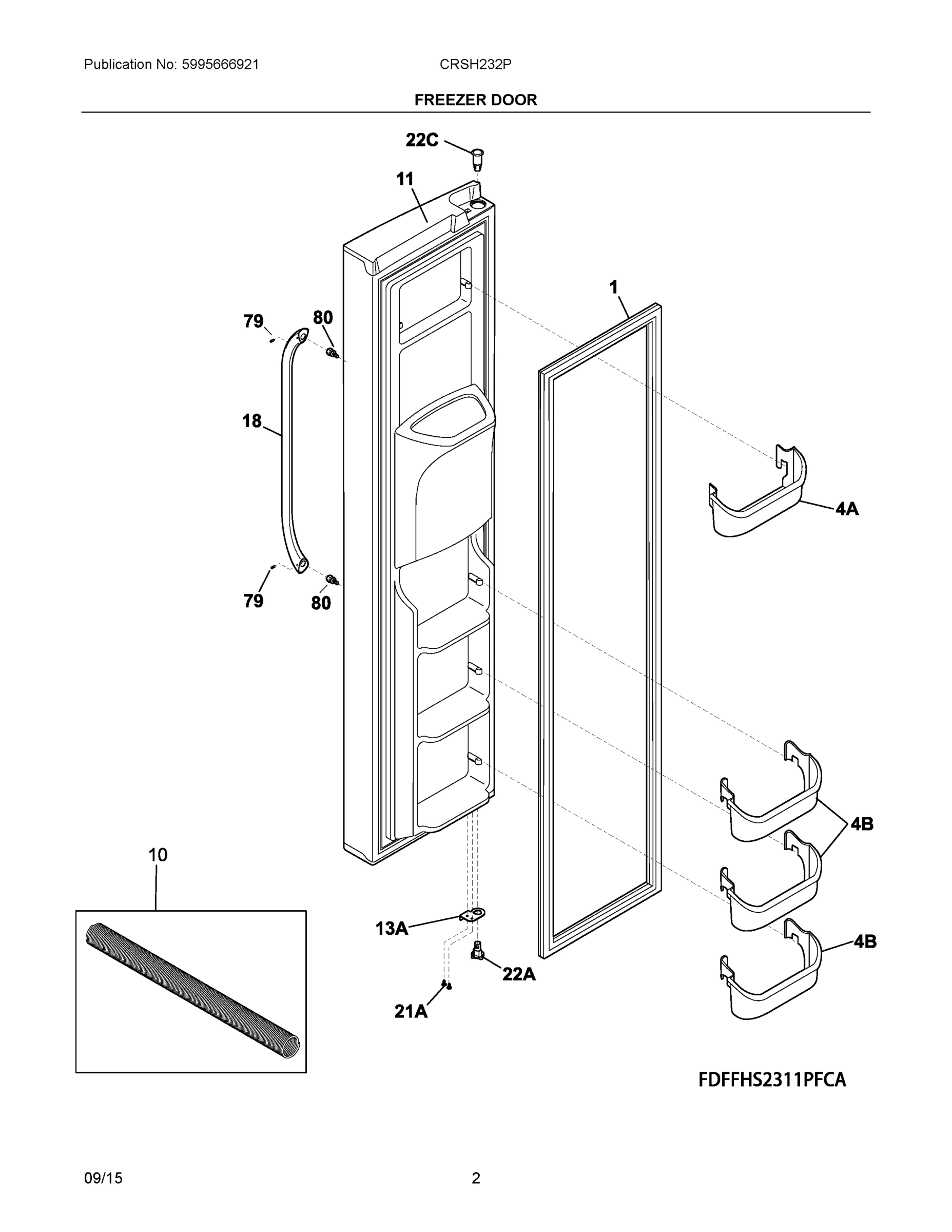 02 - FREEZER DOOR
