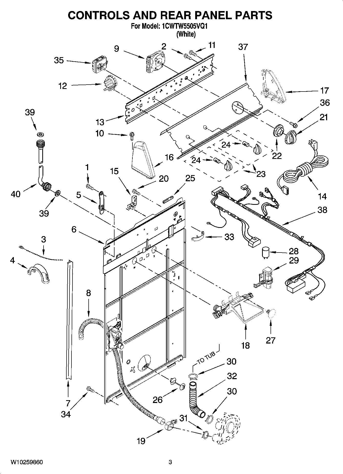 02 - CONTROLS AND REAR PANEL PARTS