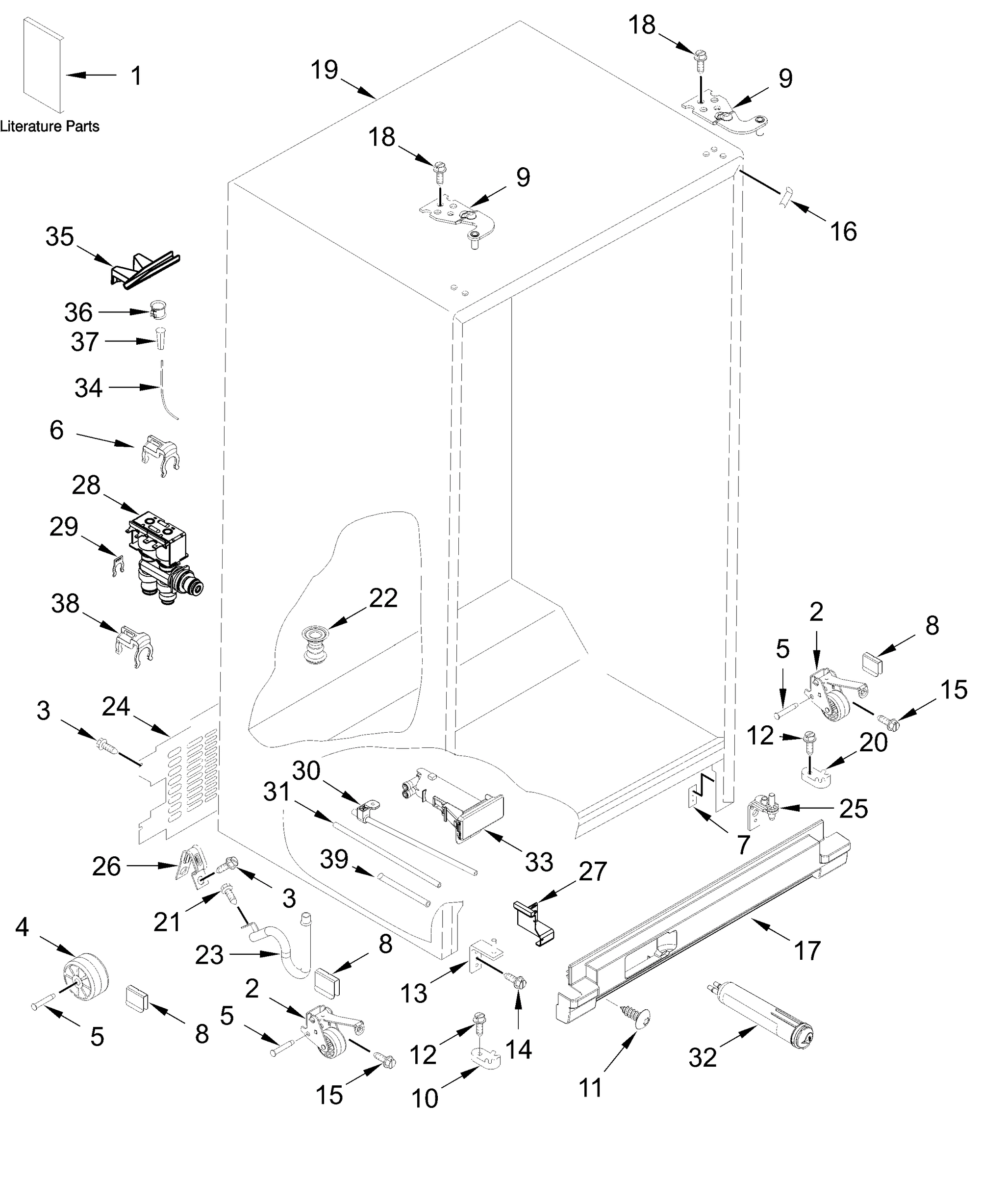 CABINET PARTS