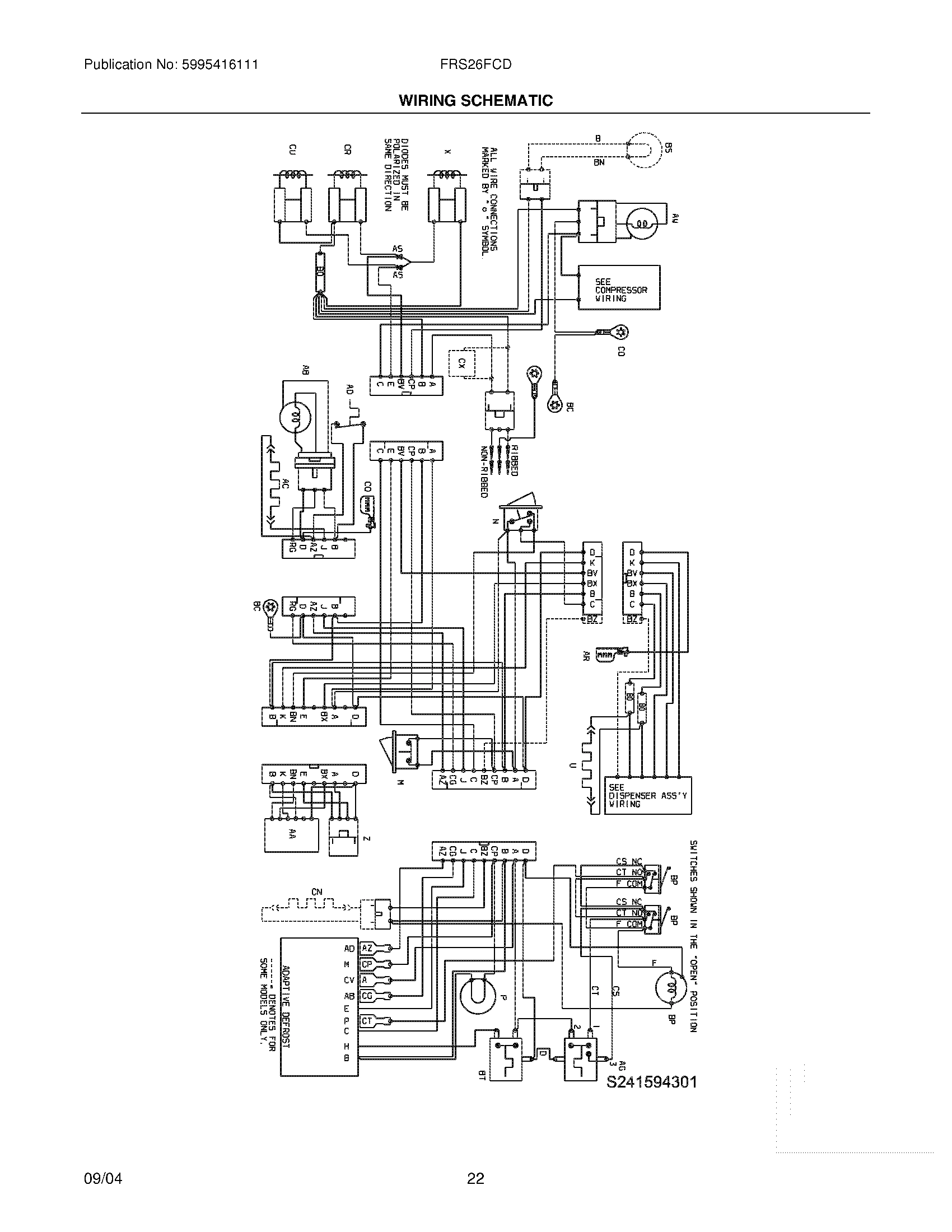 22 - WIRING SCHEMATIC