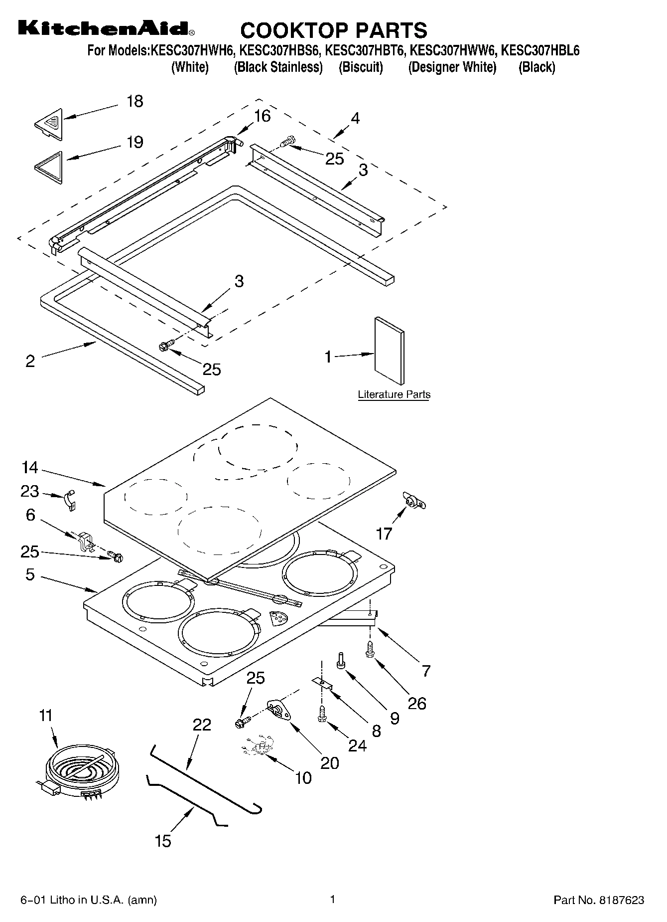 01 - COOKTOP, LITERATURE