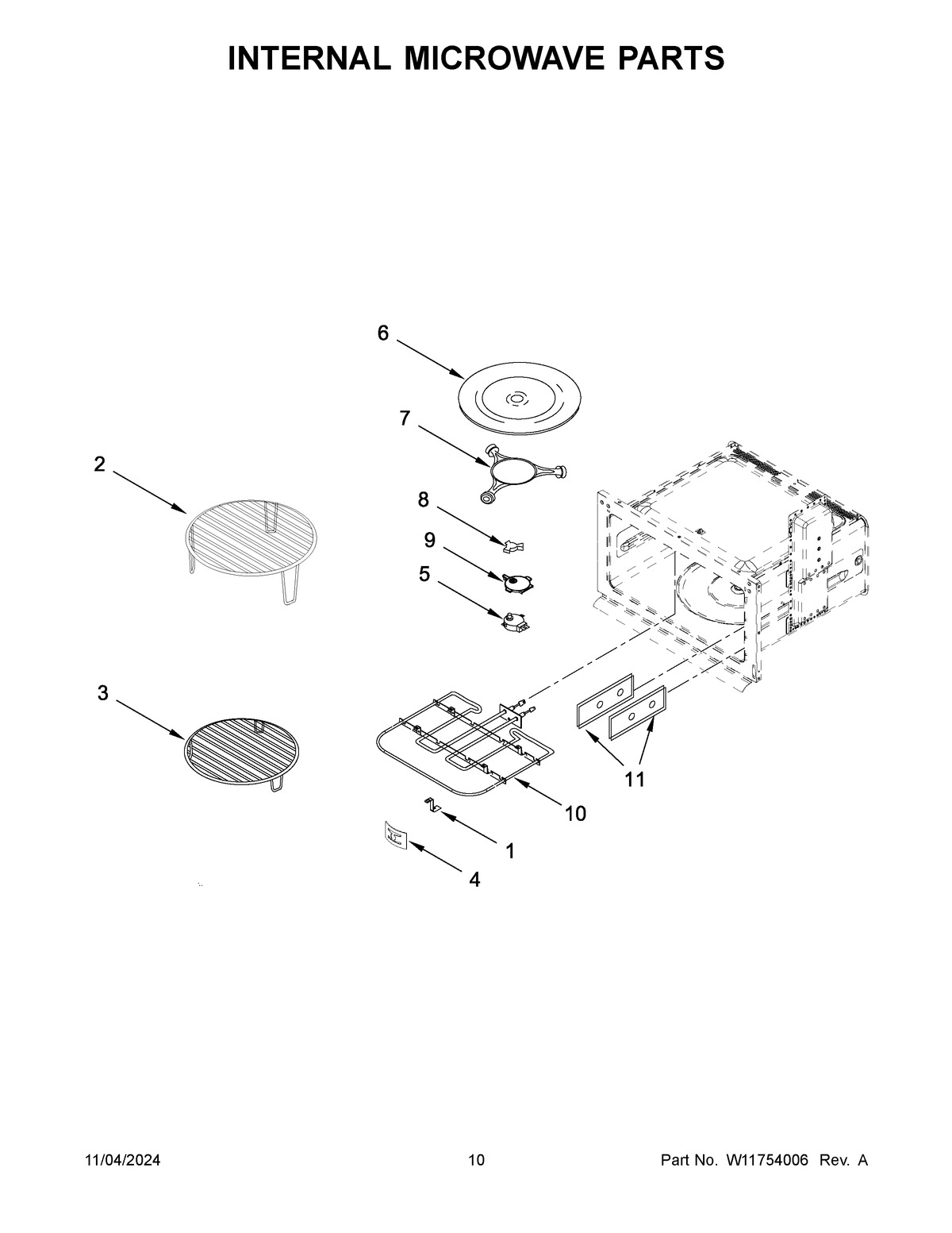 06 - INTERNAL MICROWAVE PARTS