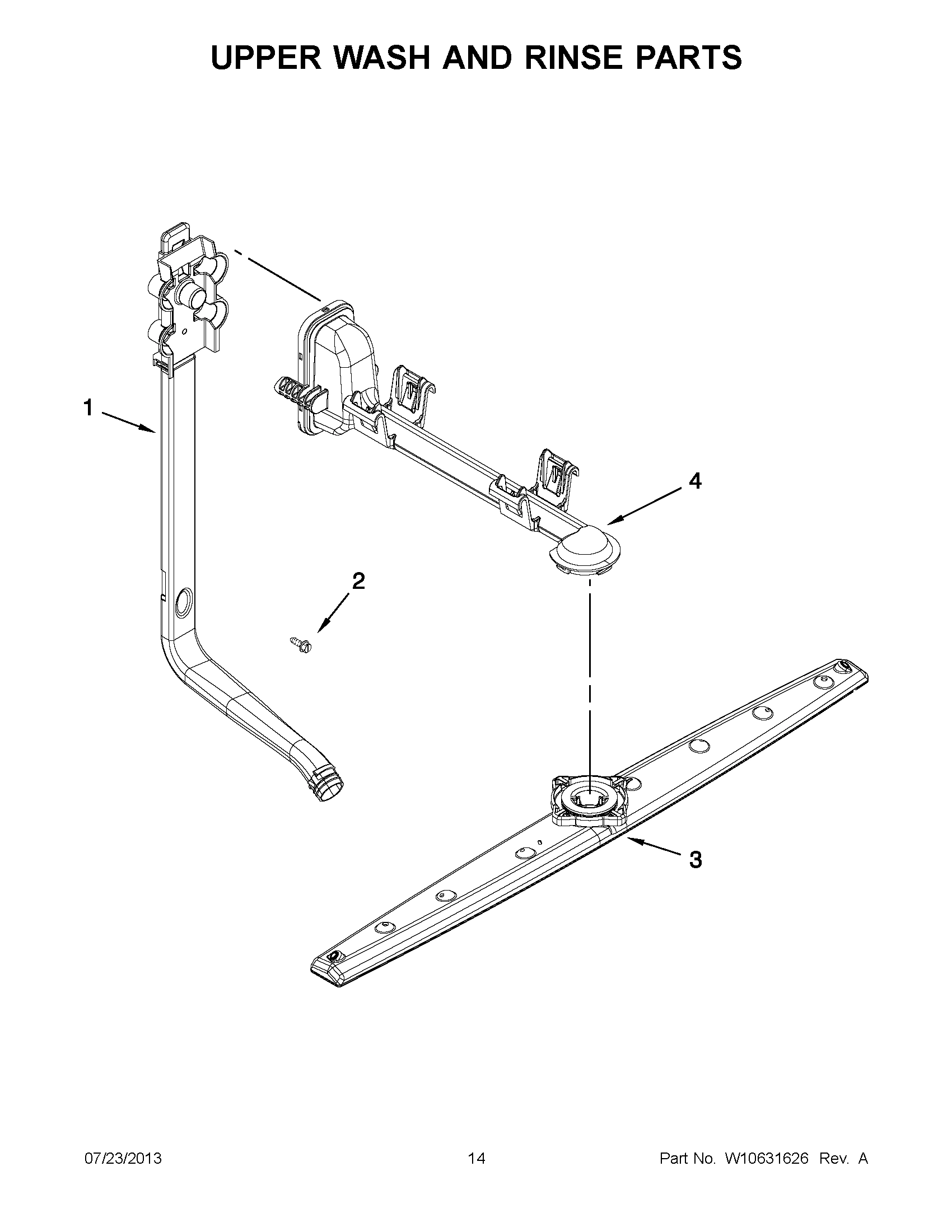 07 - UPPER WASH AND RINSE PARTS