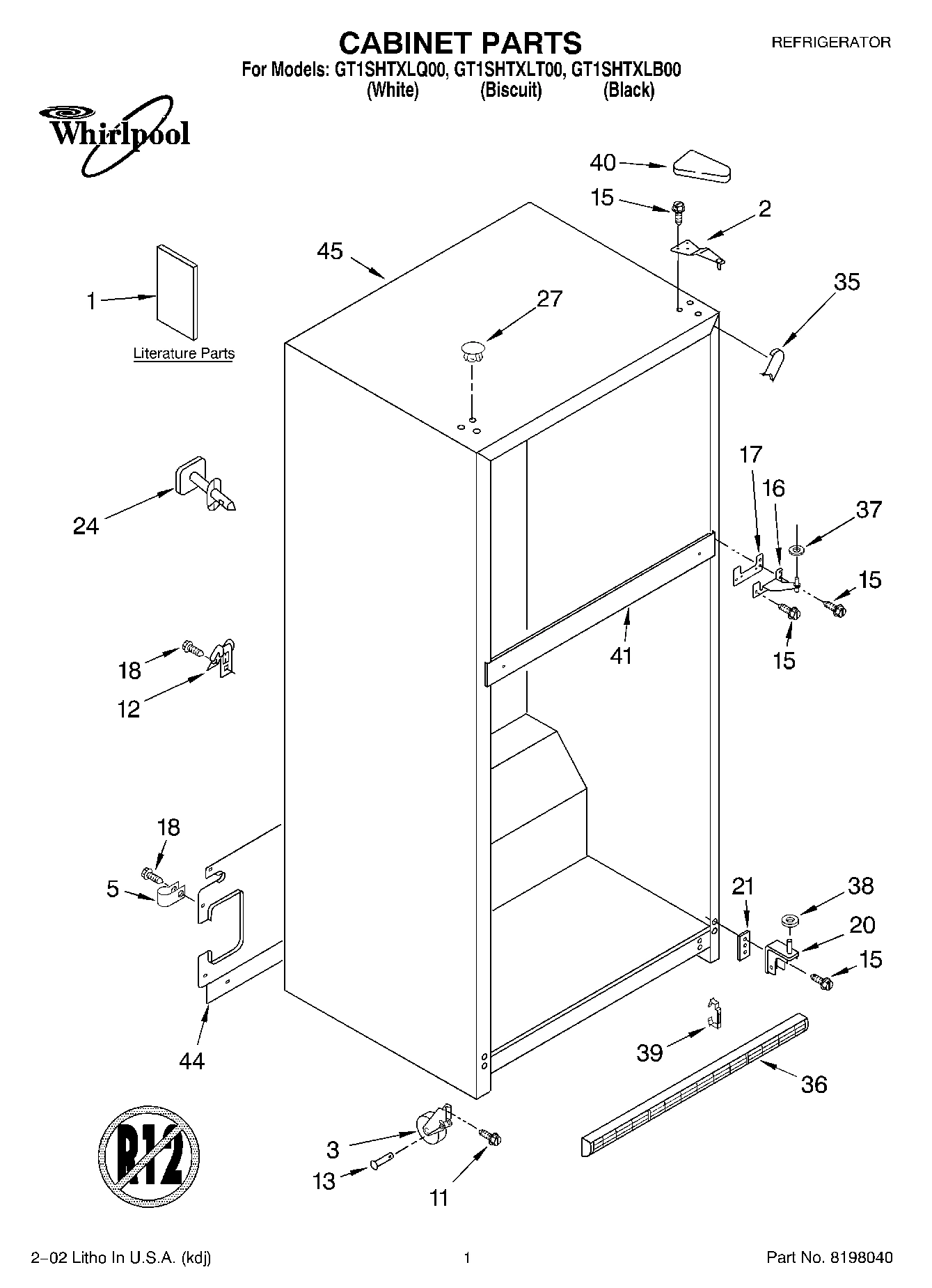 01 - CABINET, LITERATURE