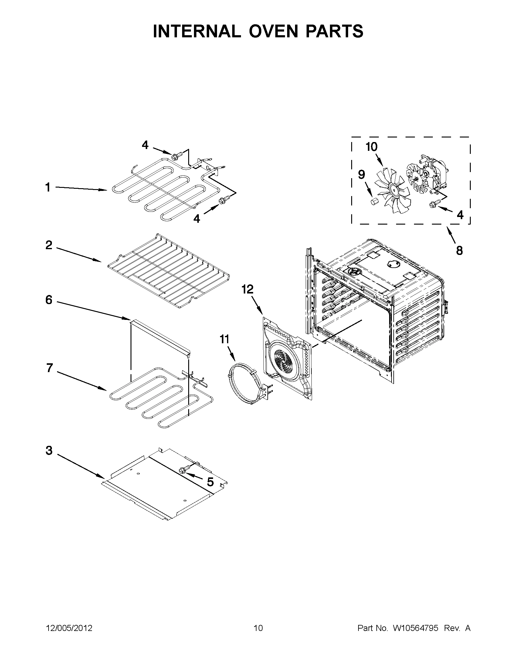 05 - INTERNAL OVEN PARTS
