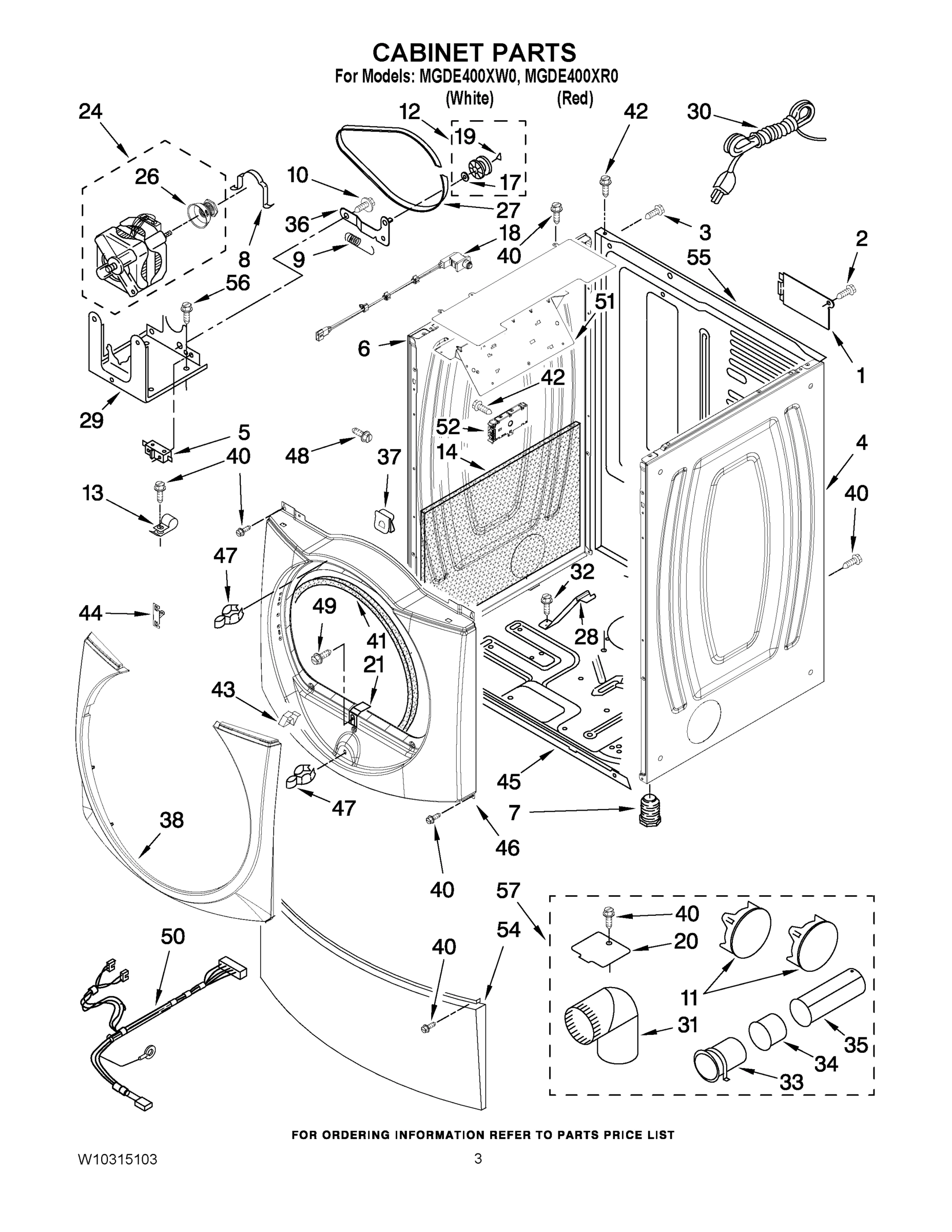 02 - CABINET PARTS