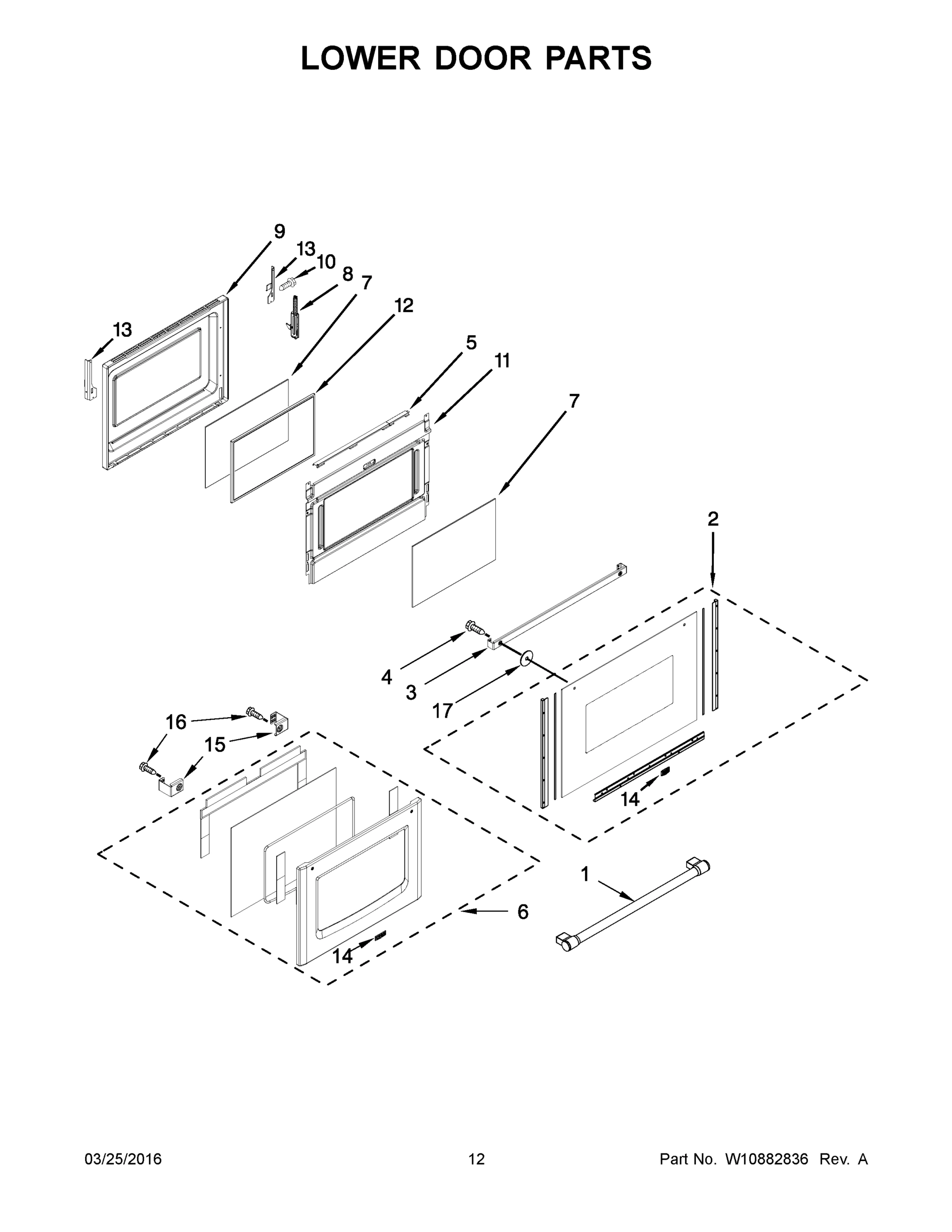 07 - LOWER DOOR PARTS