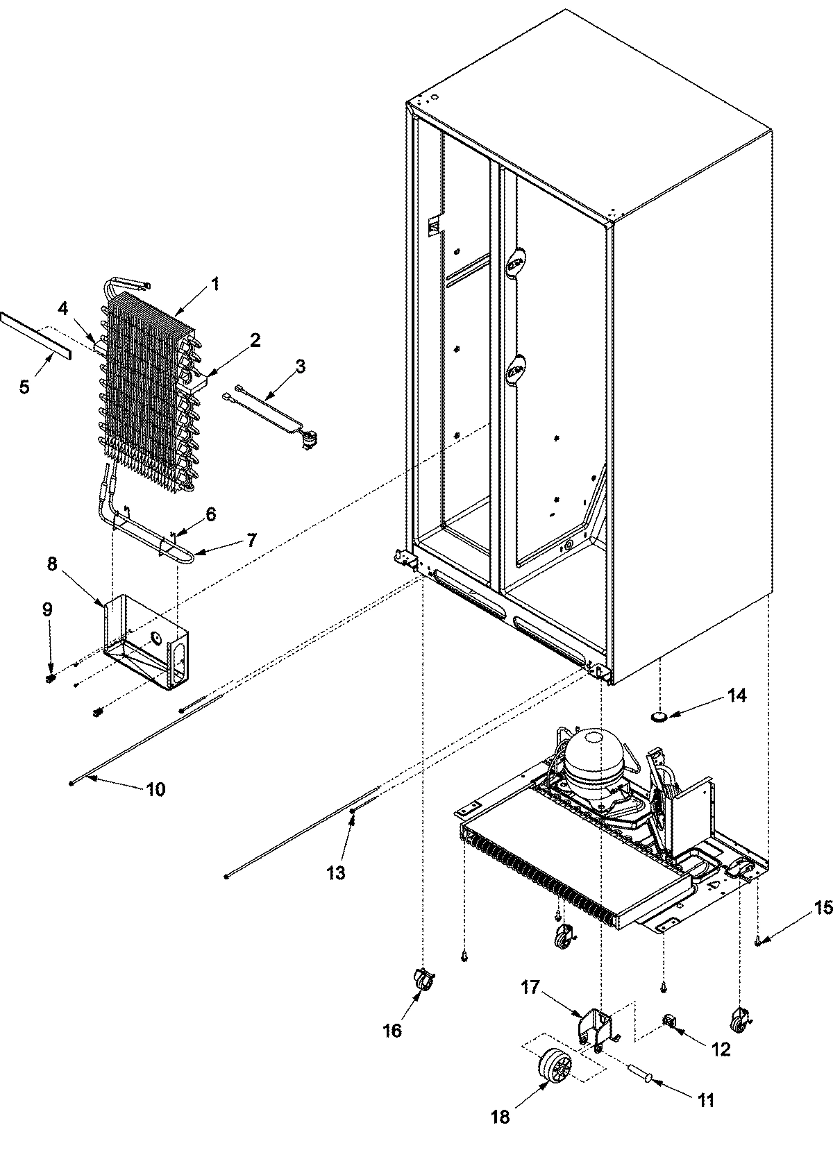 07 - EVAPORATOR ASSY AND ROLLERS