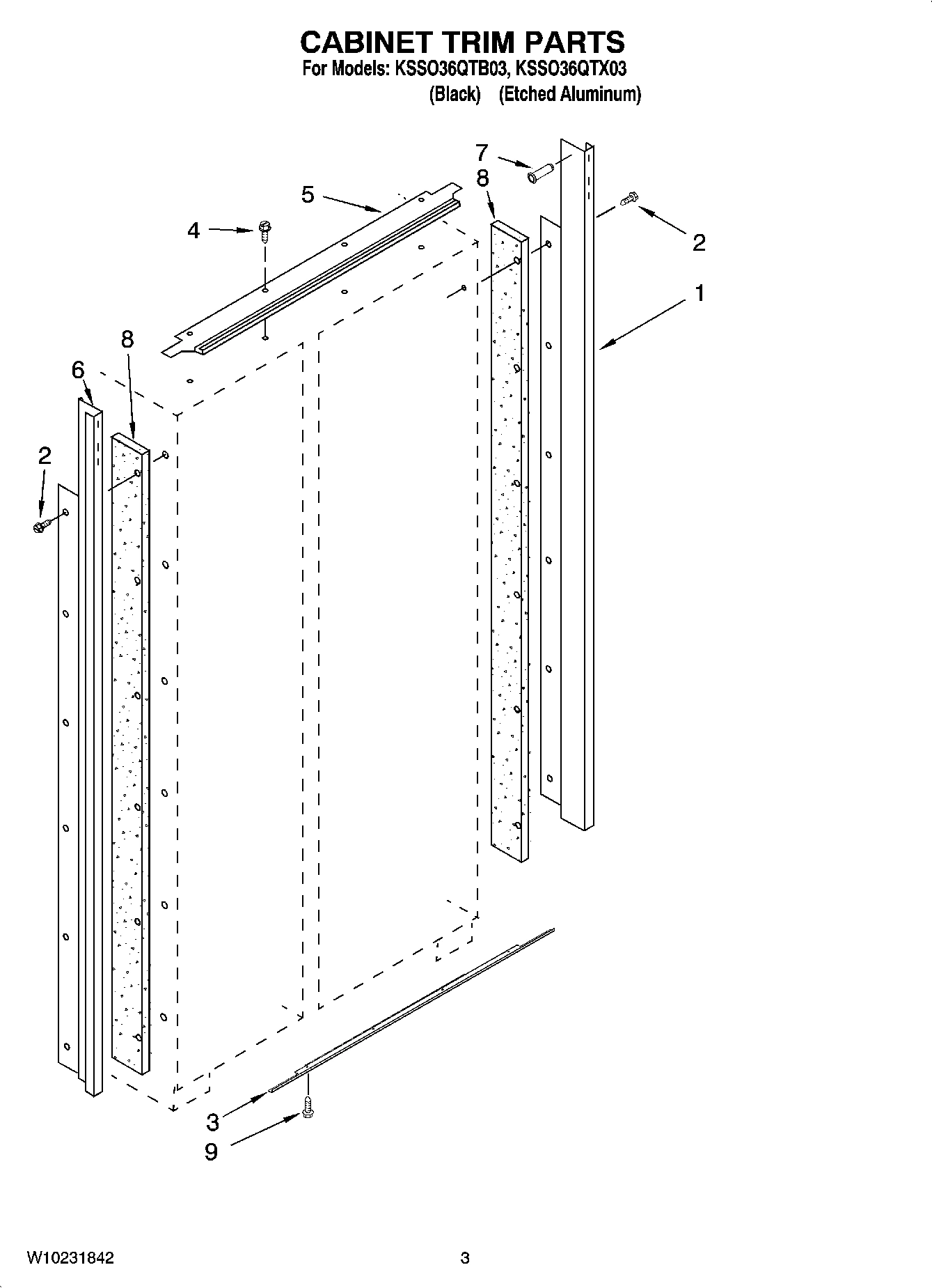 02 - CABINET TRIM PARTS