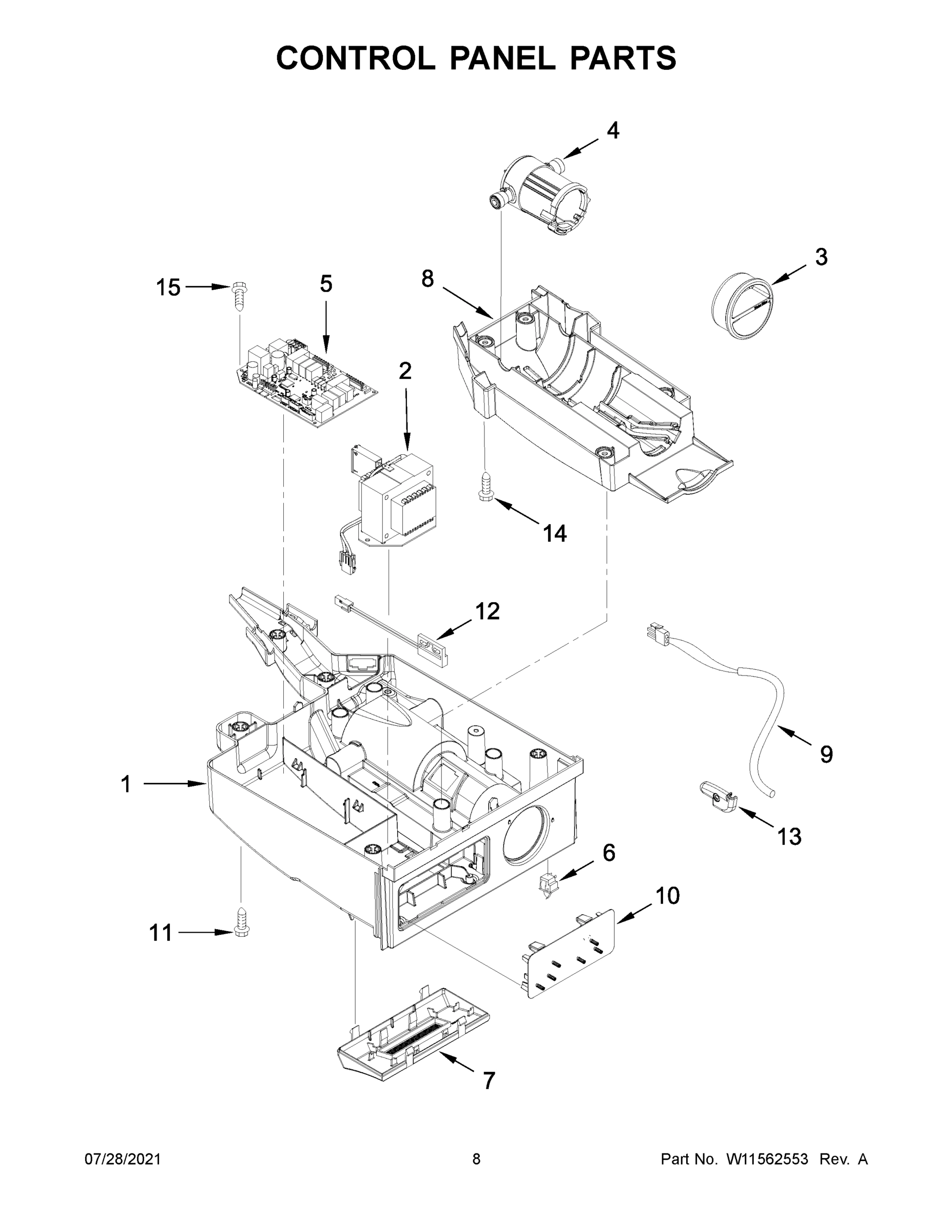 05 - CONTROL PANEL PARTS